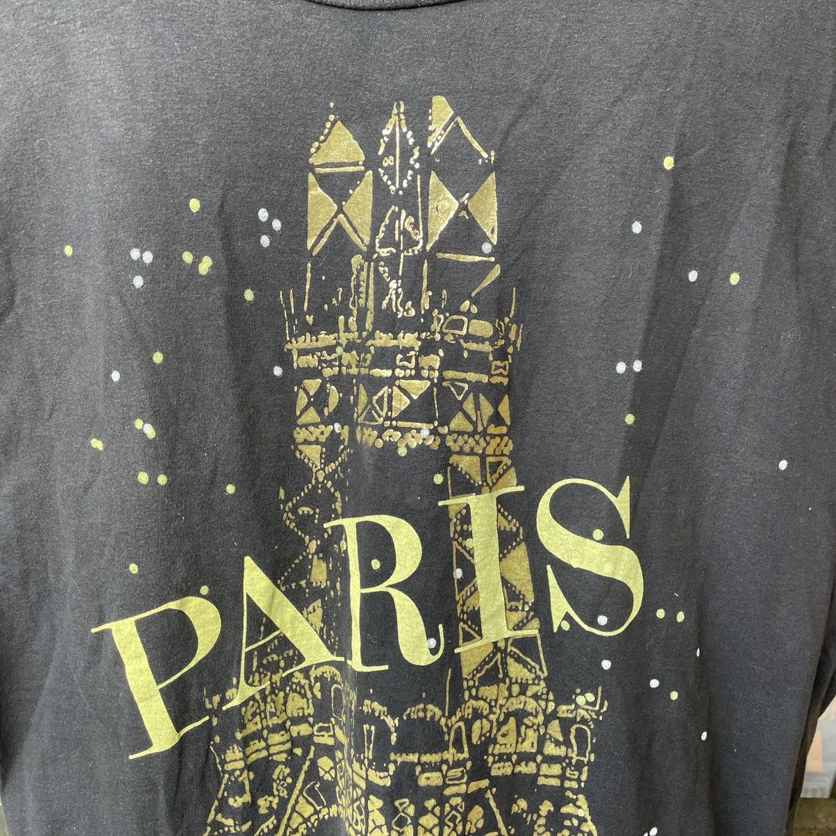 City Streets 🔥Vintage 90s Paris Eiffel Tower Big Image Modern Art Tee Size US M / EU 48-50 / 2 - 4 Thumbnail