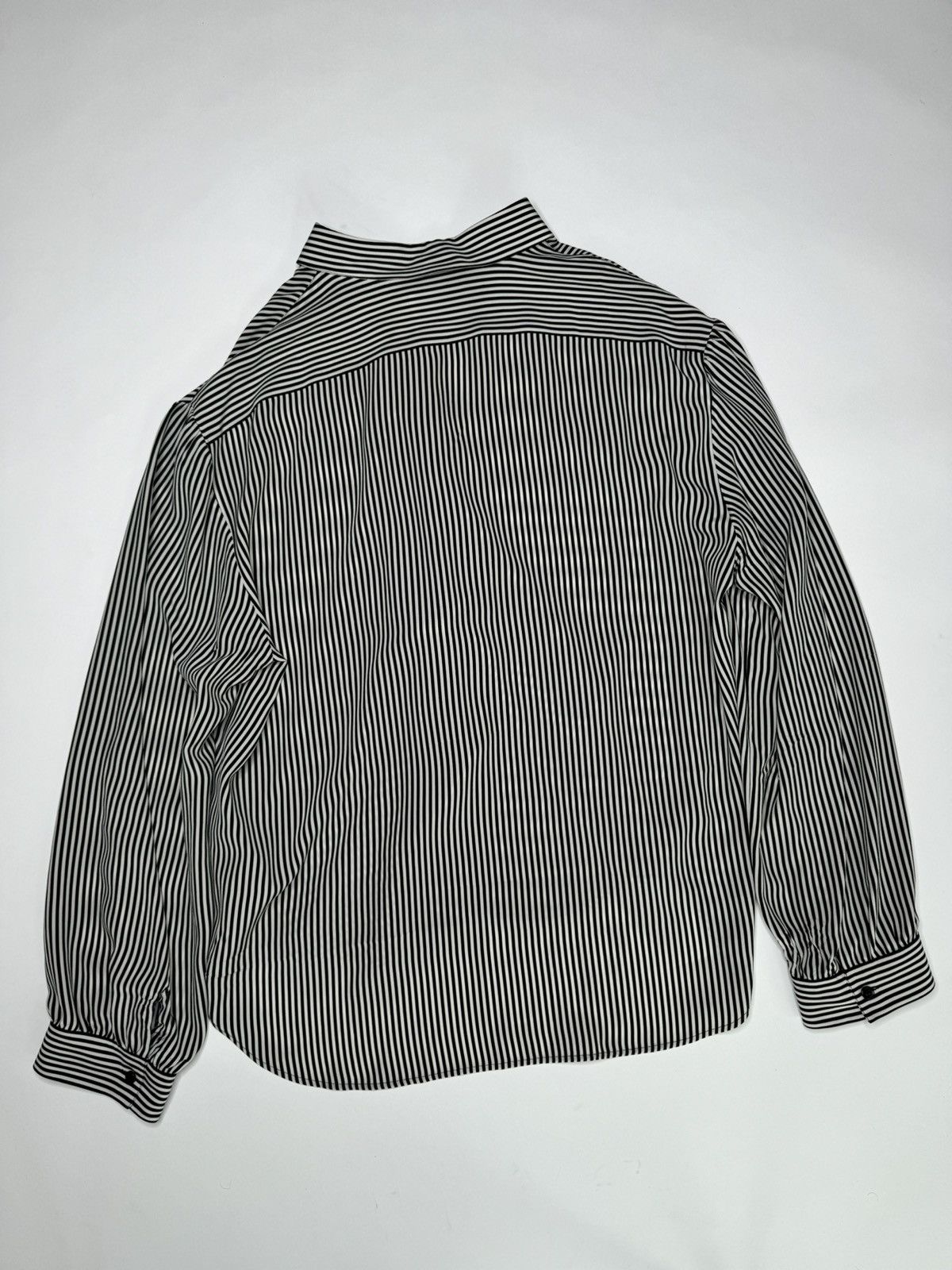 Saint Laurent Paris Saint Laurent Silk Striped Shirt SS21 Size US L / EU 52-54 / 3 - 3 Thumbnail