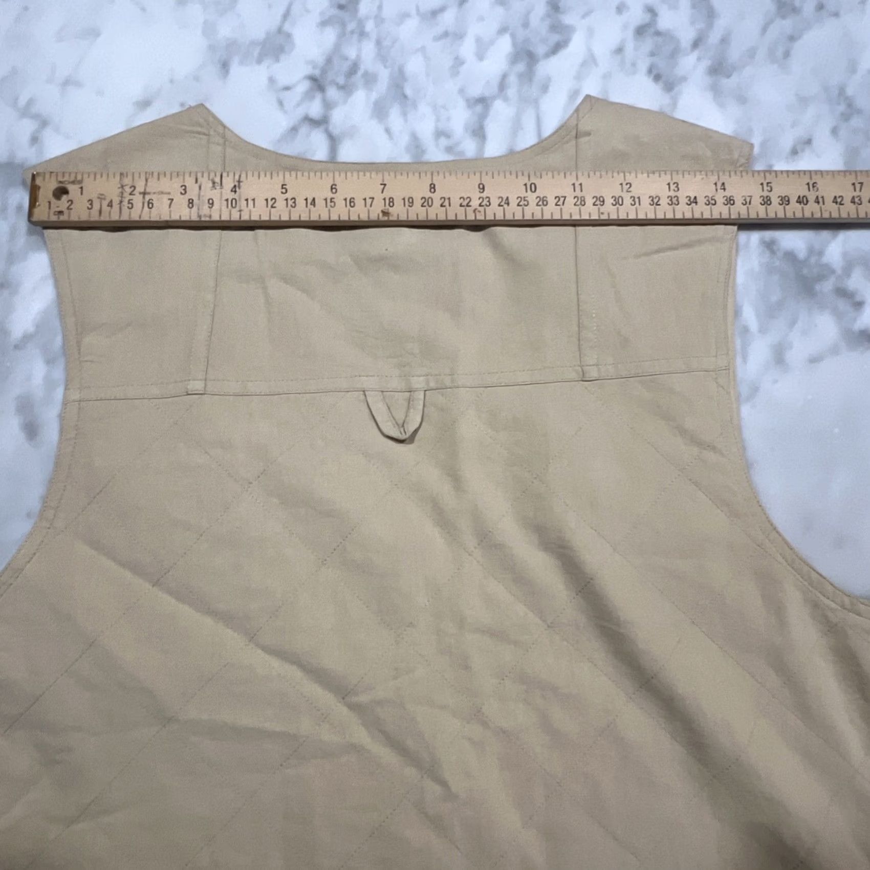 Orvis Orvis Vest Womens M Cotton Lightweight Safari Utility 4 Button Beige Size M / US 6-8 / IT 42-44 - 6 Thumbnail