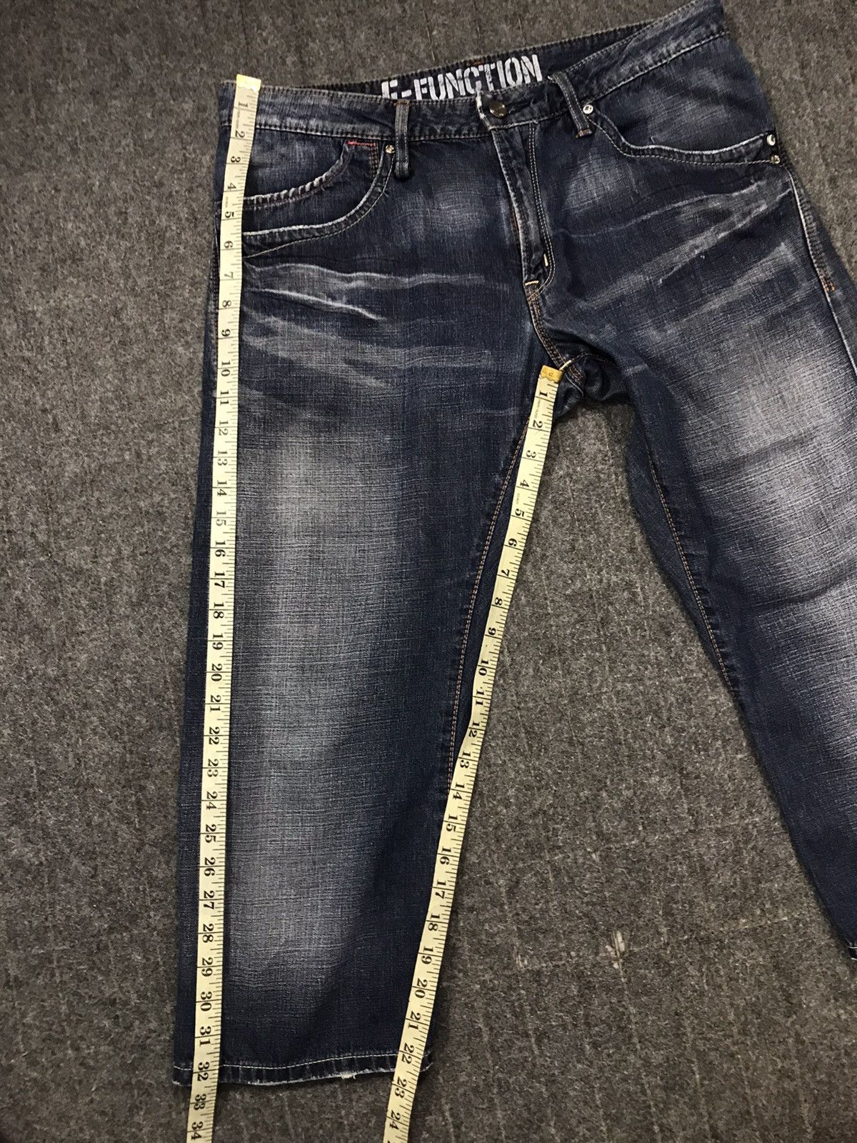 Edwin × Japanese Brand × Vintage Vintage Edwin Function Distressed Zipper Denim Short Size US 35 - 18 Thumbnail