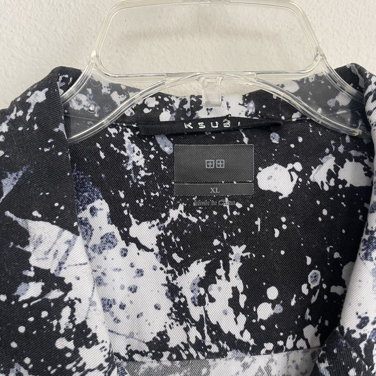 Ksubi KSUBI Short Sleeve Button Down Tencel Paint Splatter Shirt Size US XL / EU 56 / 4 - 3 Thumbnail