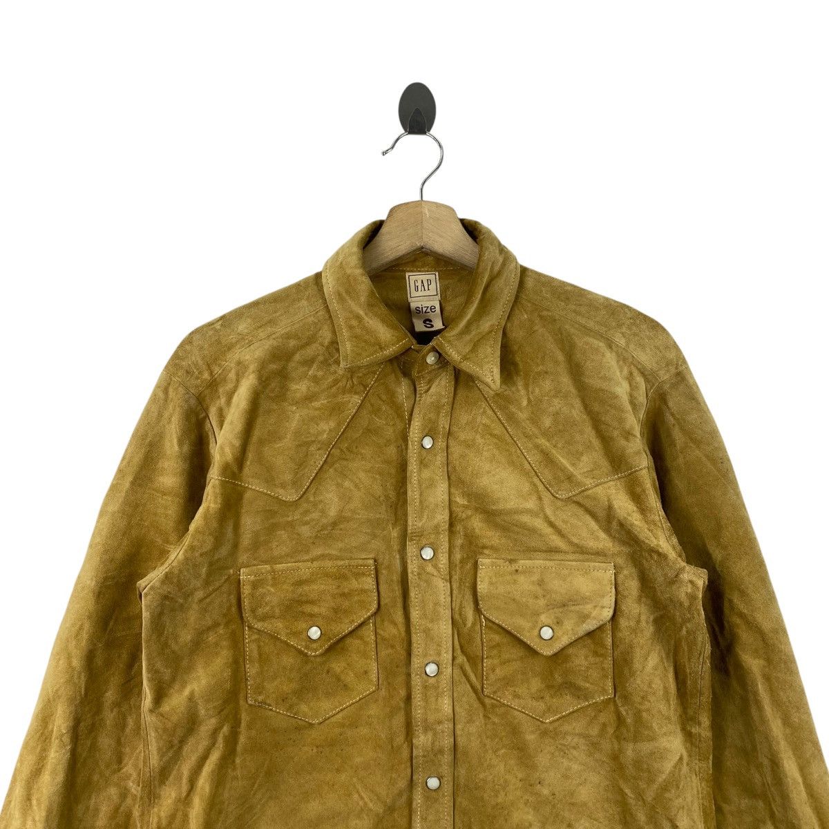 Gap GAP Button Up Mustard Western Cowboy Casual Shirts Size US S / EU 44-46 / 1 - 2 Thumbnail
