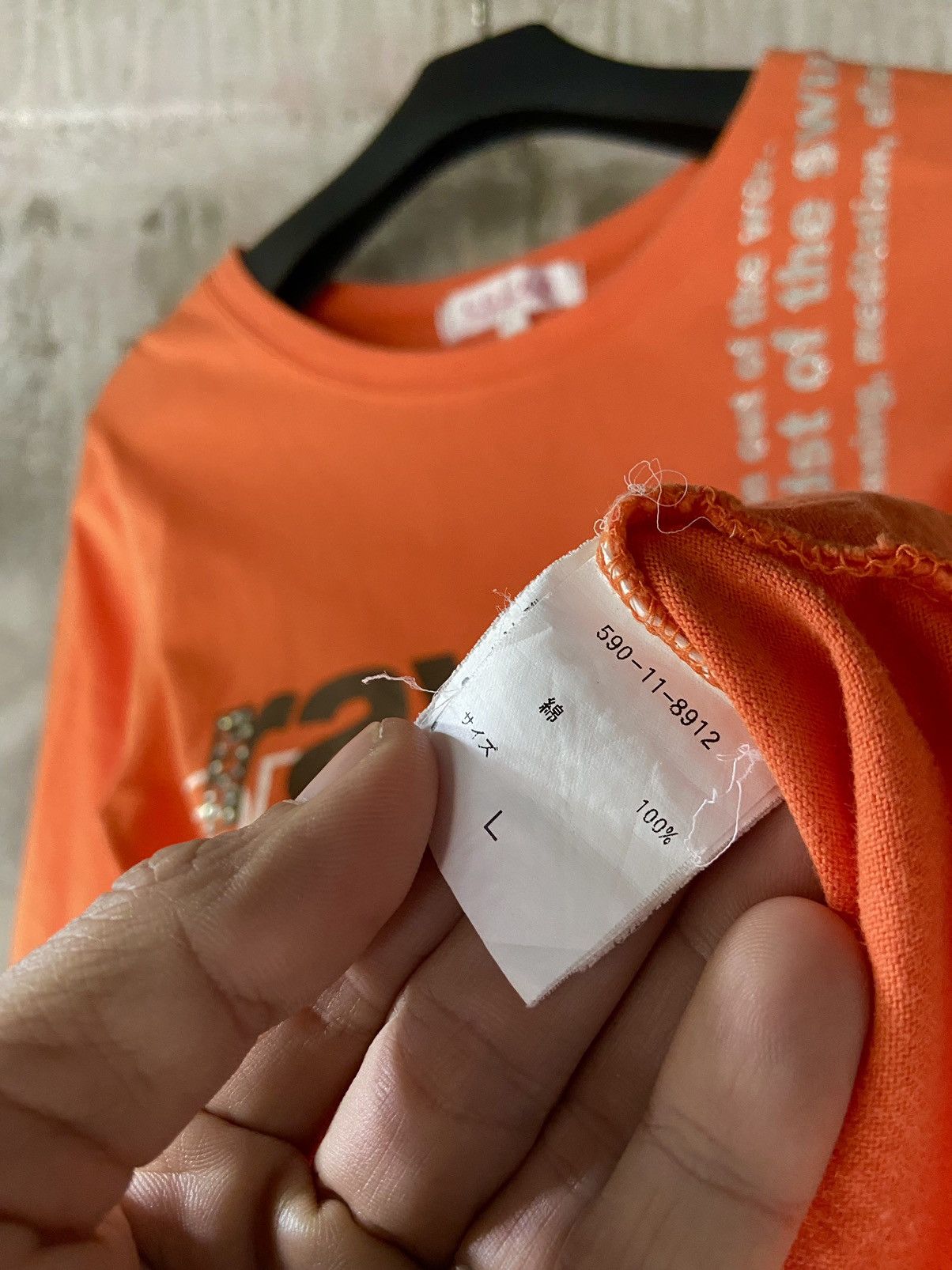 Japanese Brand C.O.L.Z.A QUOTES LONG SLEEVE Size US S / EU 44-46 / 1 - 7 Thumbnail