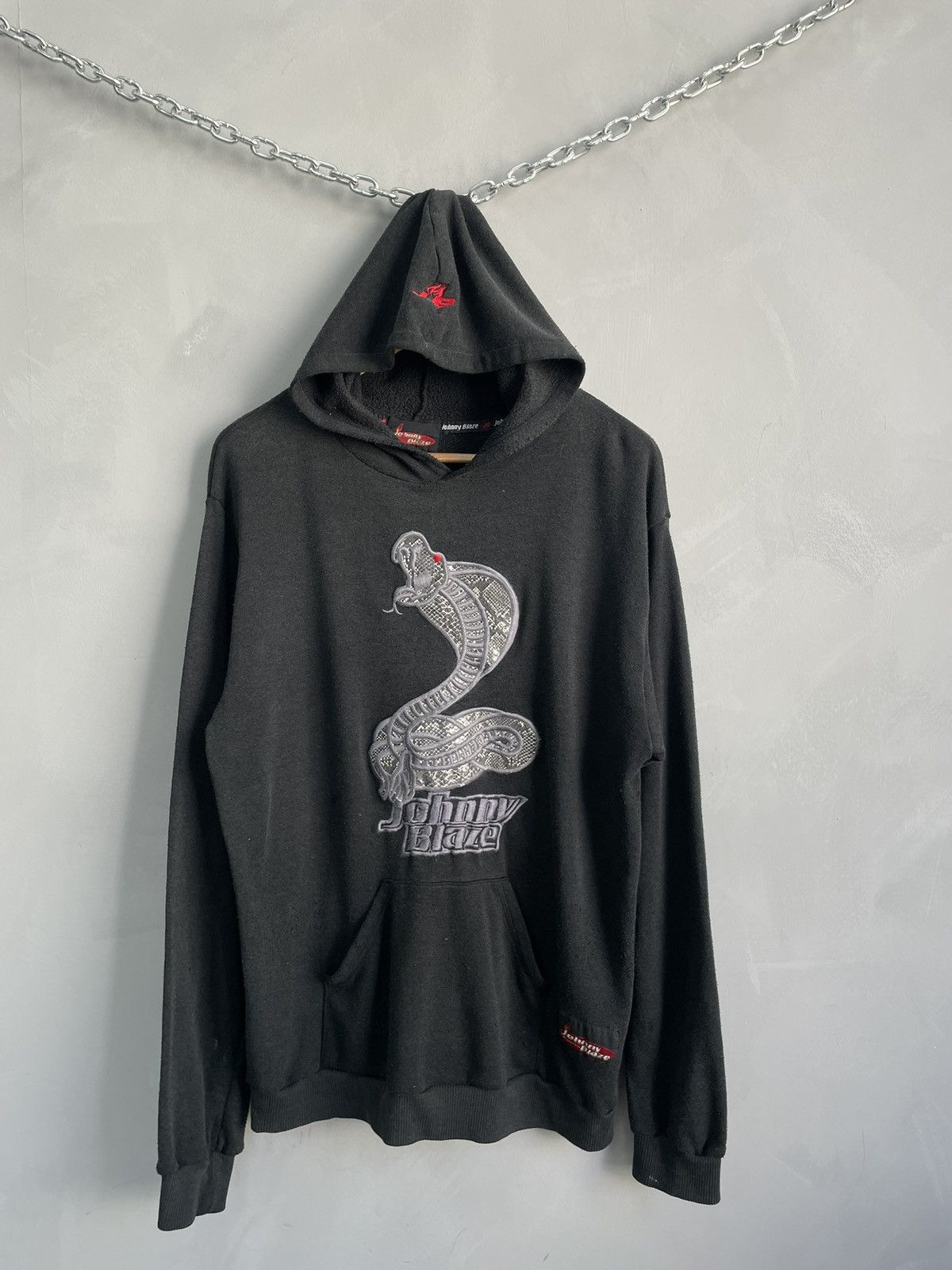 Wu-Tang Clan Vintage Johny Blaze rap boxy snake y2k streetwear hoodie Size US M / EU 48-50 / 2 - 1 Thumbnail