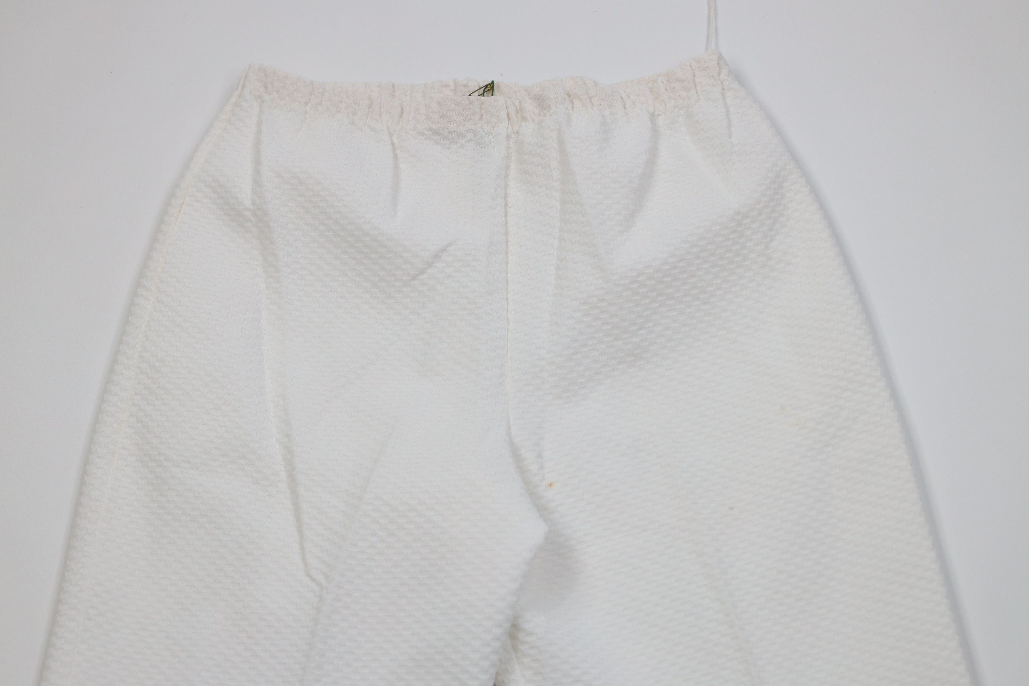 Vintage Deadstock Vintage 70s Wide Leg Bell Bottoms Pants White USA Size 36" / US 14 / IT 50 - 2 Thumbnail
