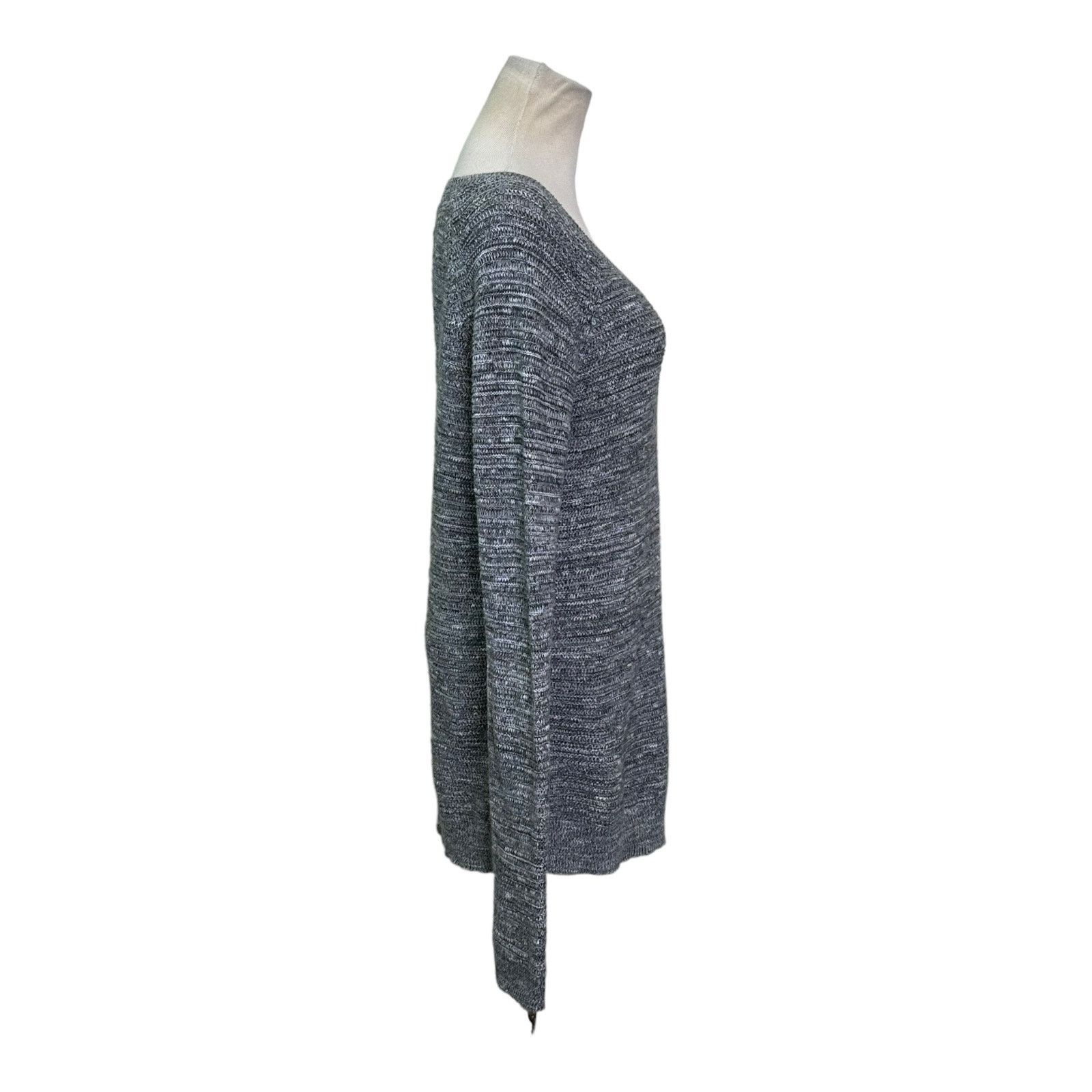 Loft LOFT gray long sleeves cotton sweater size M Size M / US 6-8 / IT 42-44 - 6 Thumbnail