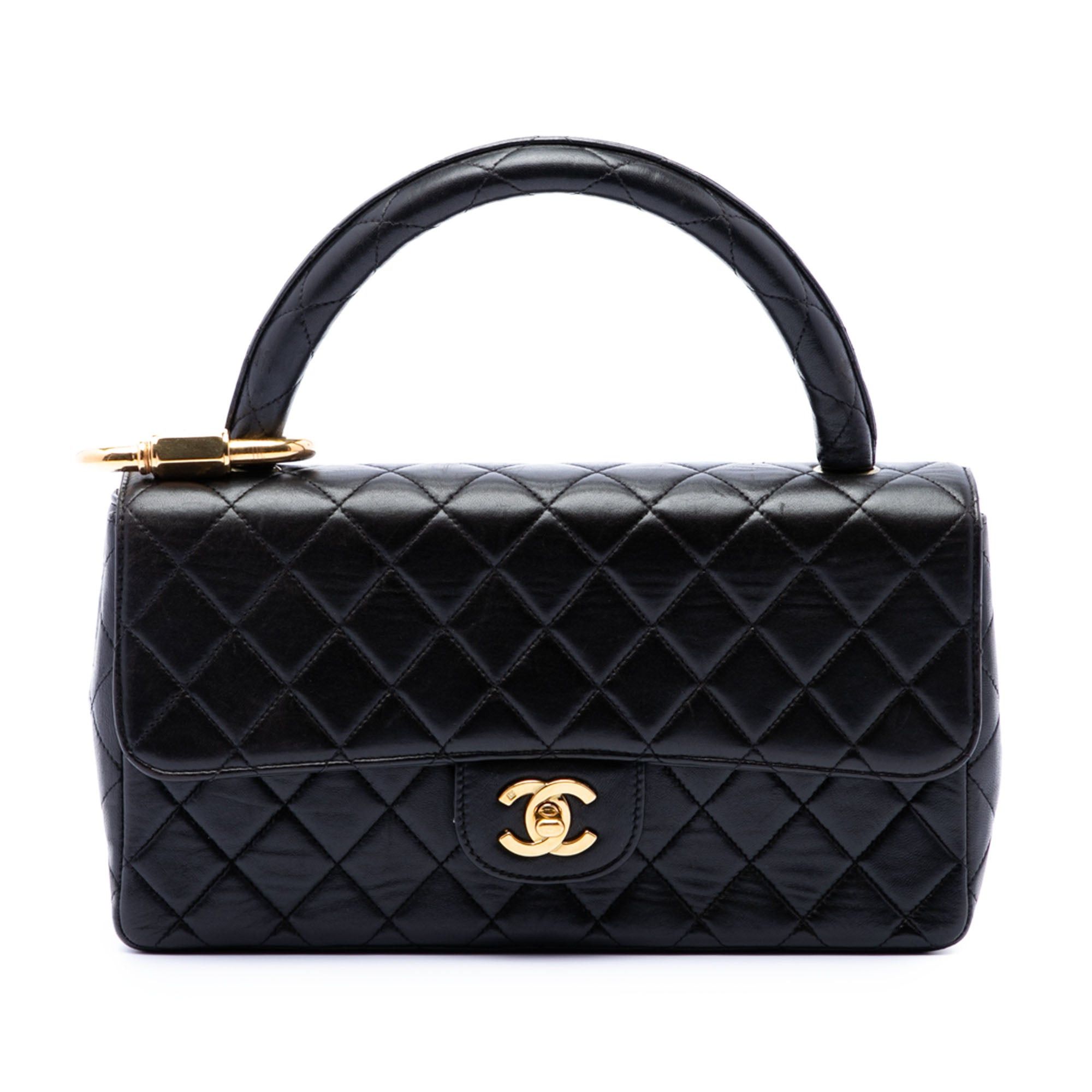 Chanel Medium Lambskin Kelly Parent Top Handle Bag Size ONE SIZE - 1 Thumbnail