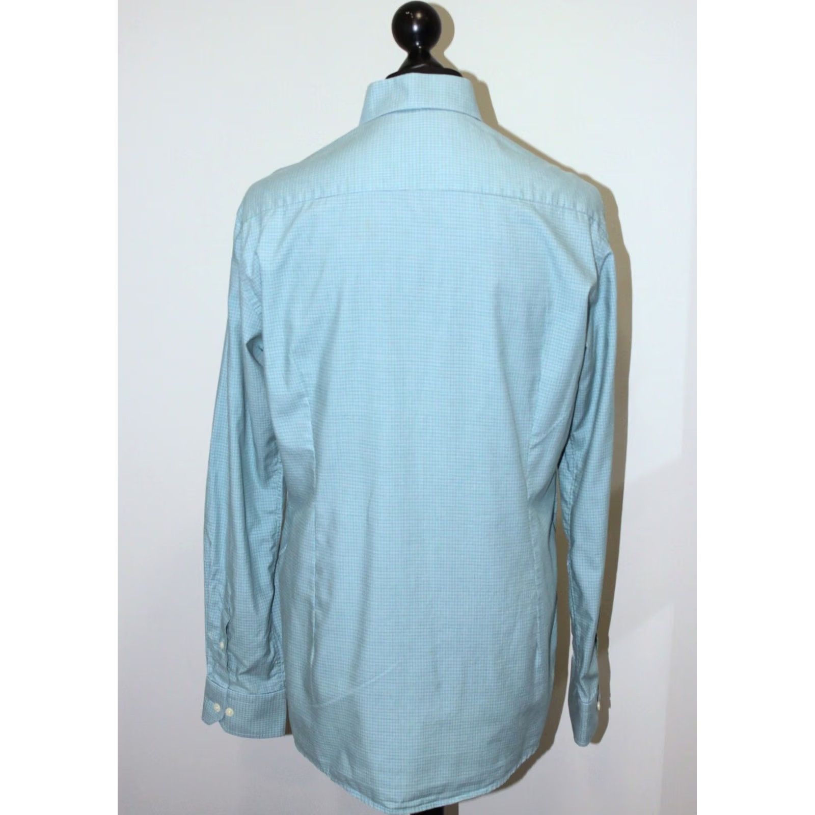 Eton Eton of Sweden Slim Shirt Mens Blue Size 43 17 Size US XL / EU 56 / 4 - 4 Thumbnail