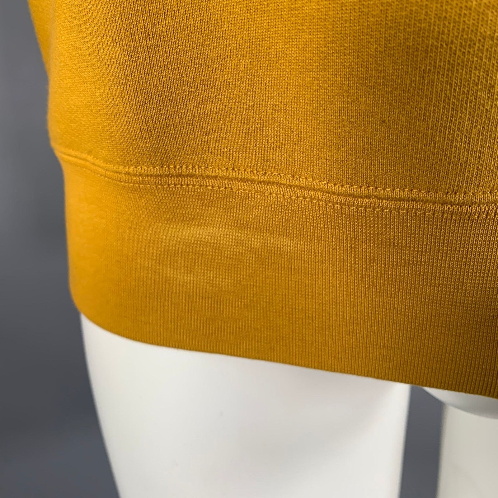 Sandro SANDRO "STANDARD" Yellow Black White Cotton Sweatshirt Size US S / EU 44-46 / 1 - 5 Thumbnail