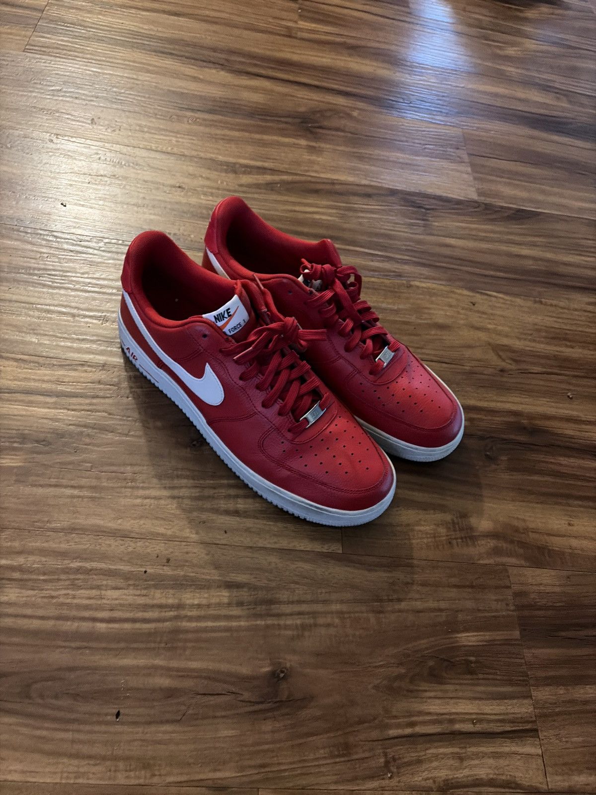 Nike Red air force 1 Size US 14 / EU 47 - 4 Thumbnail