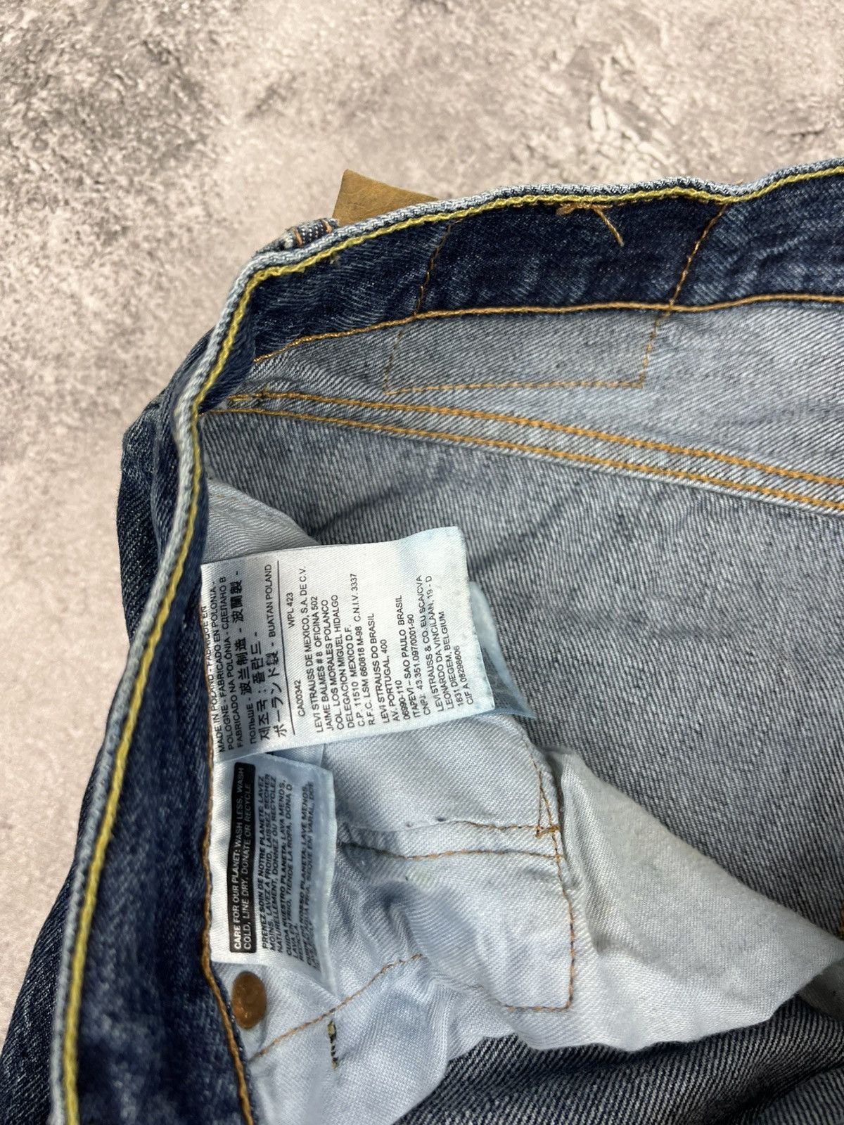 Levi's Levis 501 Vintage Blue Denim Pants Jeans Size US 34 / EU 50 - 5 Thumbnail