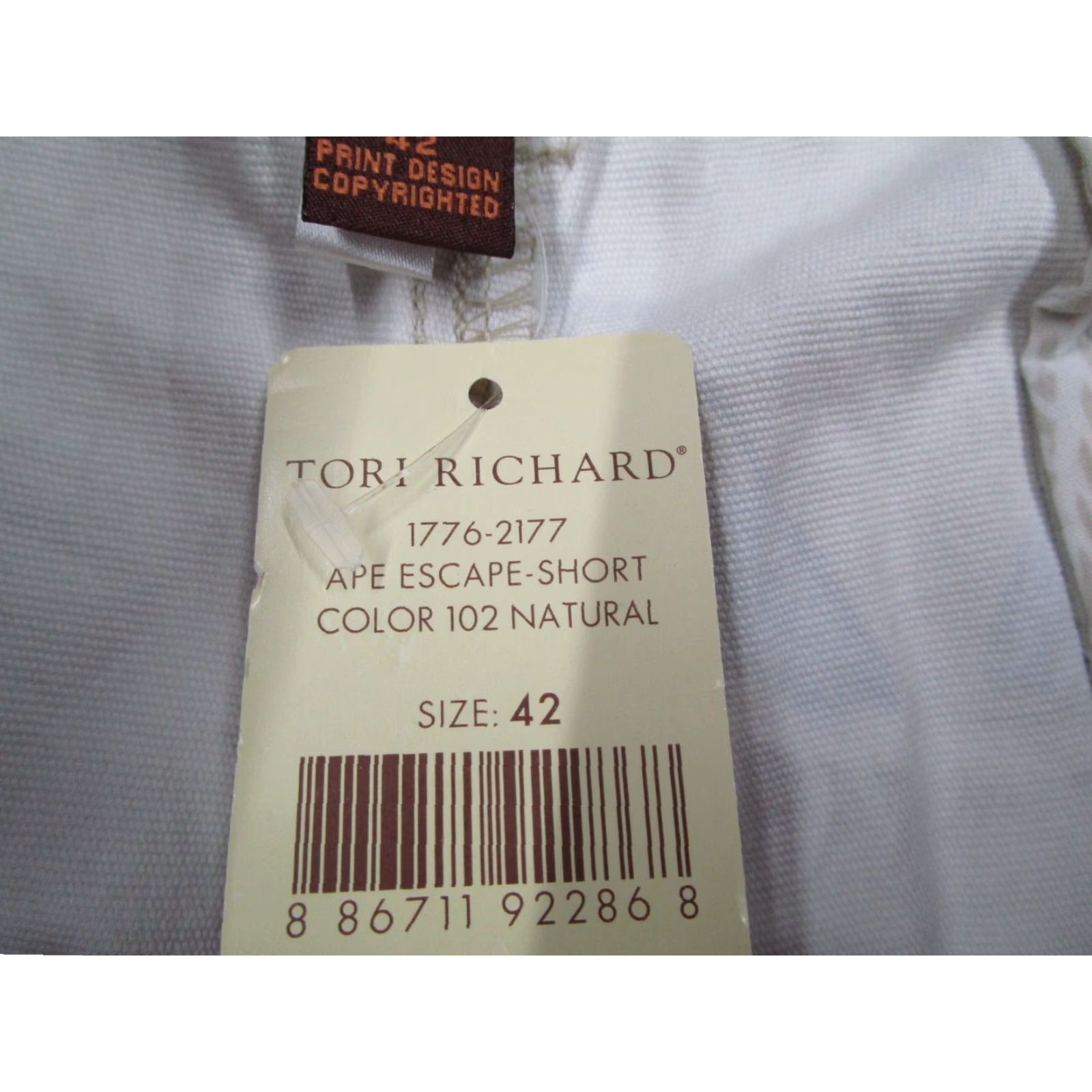 Tori Richard Tori Richard Shorts Mens 42 Gray Ape Escape 10" Casual Walk Golf Travel Resort Size US 42 / EU 58 - 4 Thumbnail