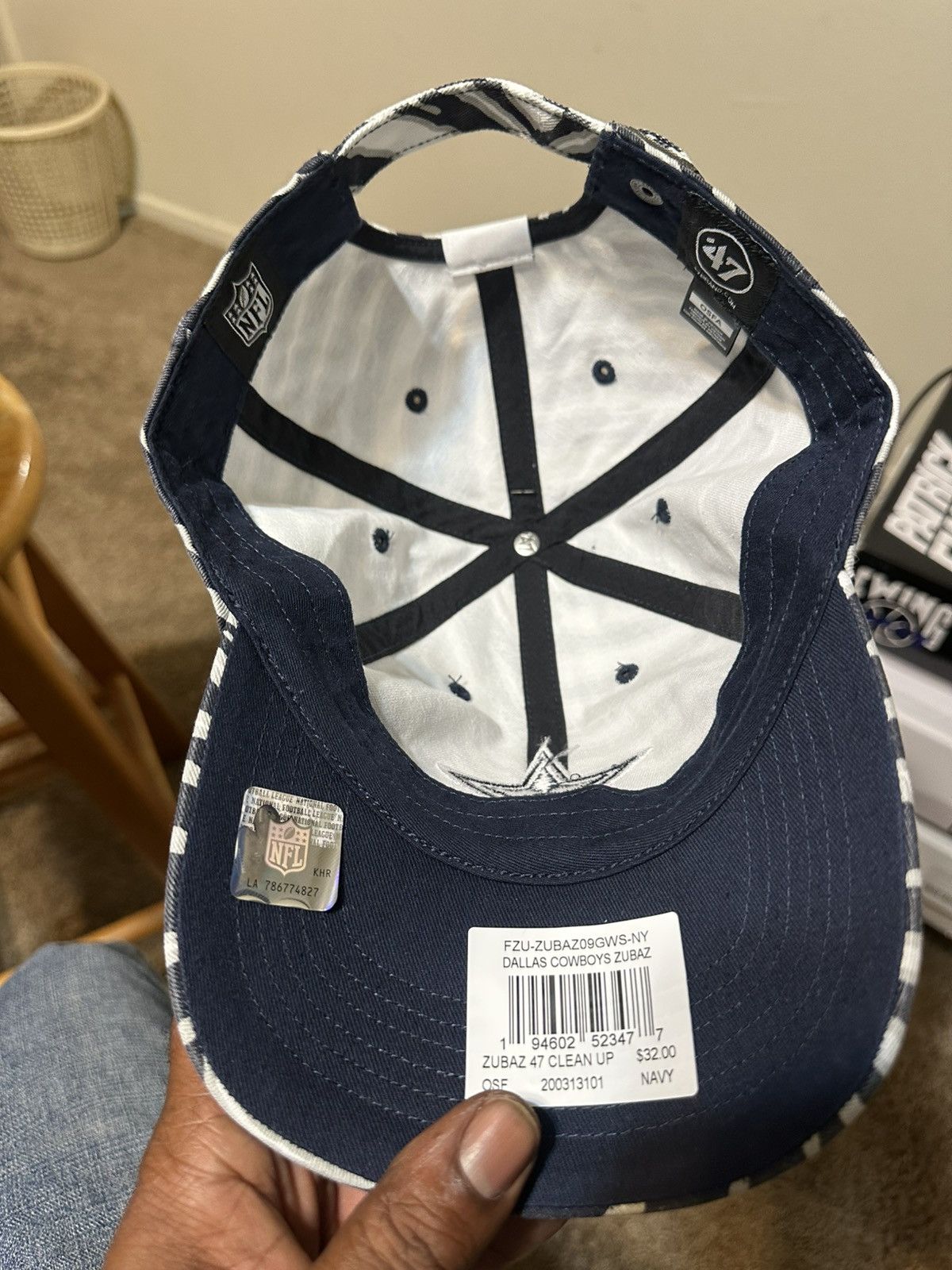 NFL Vintage NFL Dallas Cowboys “Zubaz” hat 00s Size ONE SIZE - 7 Thumbnail