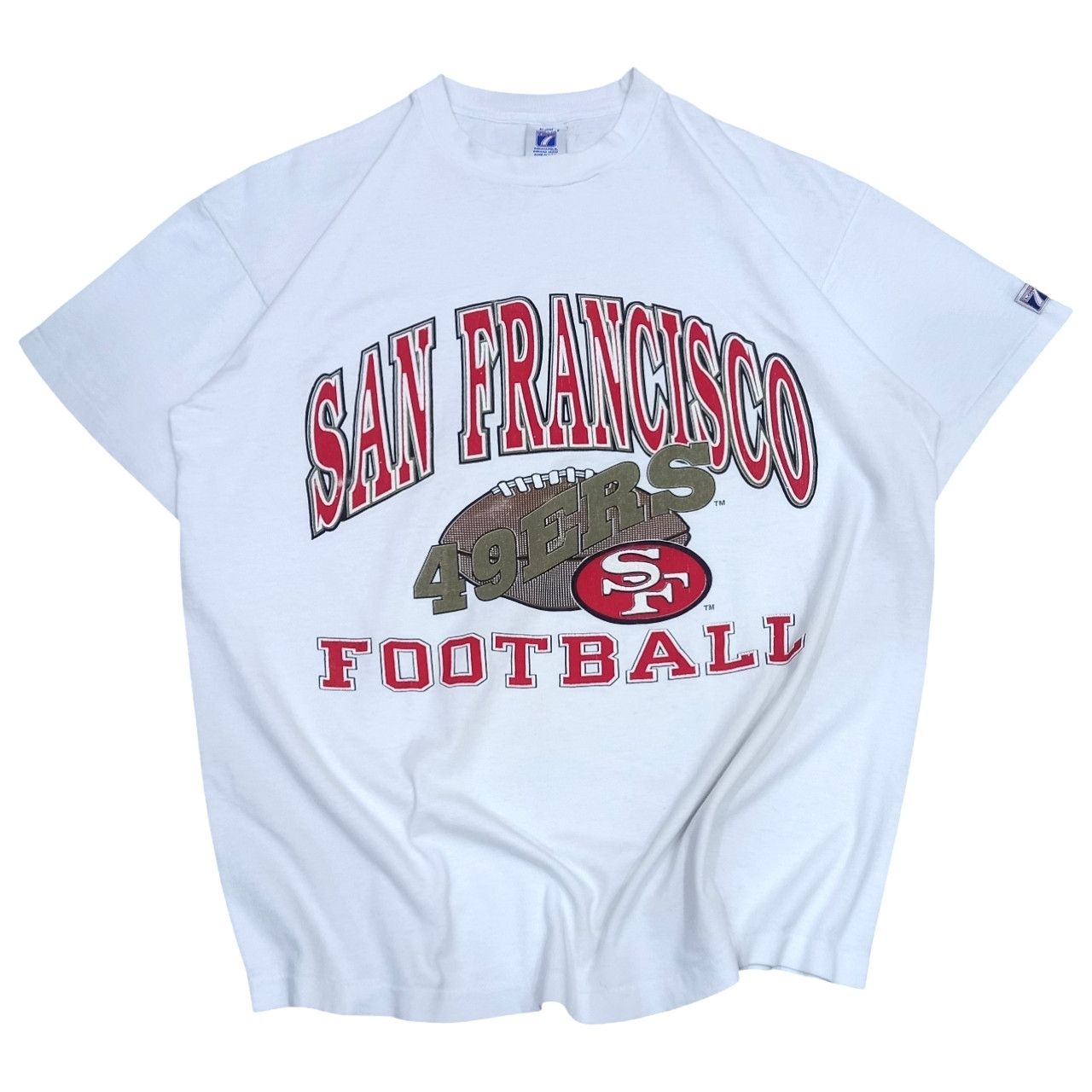 Logo 7 × NFL Vintage SF 49ERS Logo 7 NFL Single Stitch Big Print Tee Size US XL / EU 56 / 4 - 1 Thumbnail
