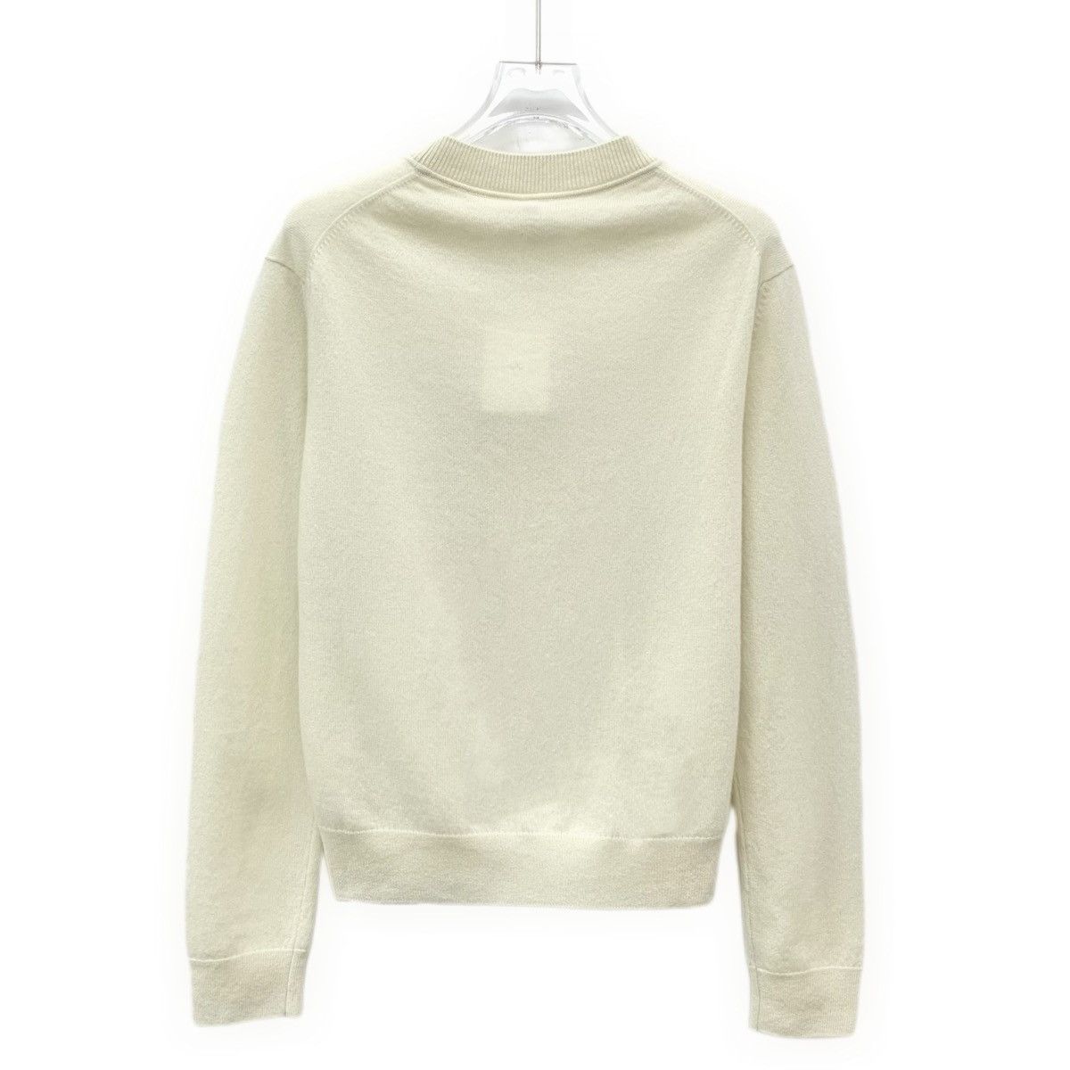 Hermes Hermes 24 Style Beige Long Sleeve Knit Sweater K26WX Size S / US 4 / IT 40 - 2 Thumbnail