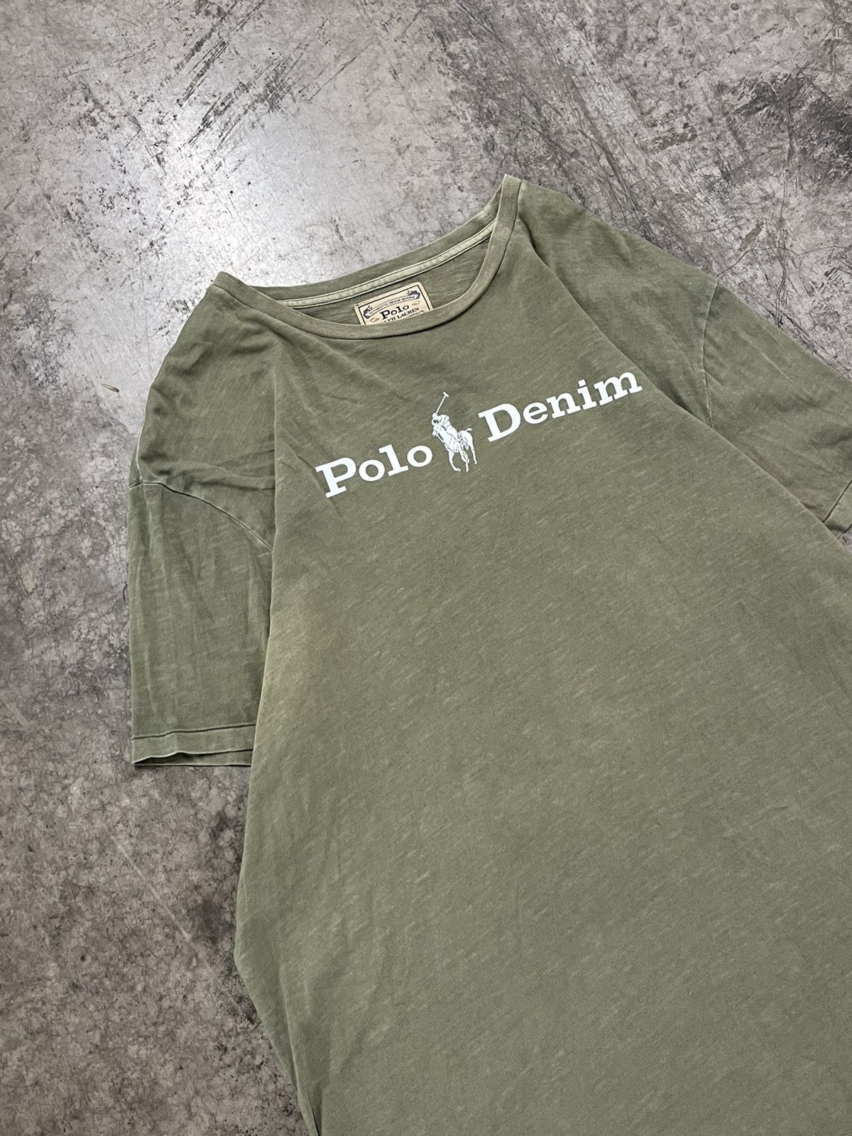 Polo Ralph Lauren × Vintage Polo Ralph Lauren forest green earth tone spell out shirt Size US XL / EU 56 / 4 - 3 Thumbnail