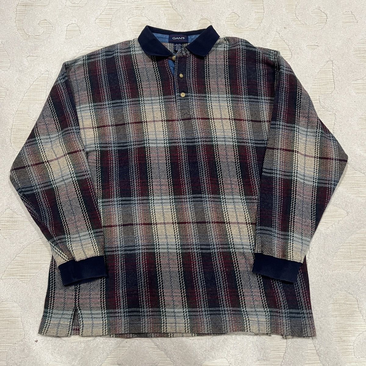 Gant Vintage GANT Sweater Polo Long Sleeve Shirt Size US XL / EU 56 / 4 - 2 Thumbnail