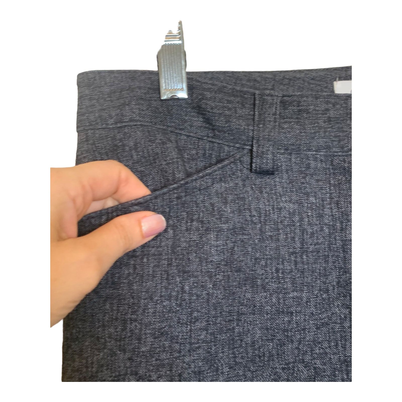 Calvin Klein Calvin Klein grayish blue stretch skinny pants size 4 Size 27" / US 4 / IT 40 - 9 Thumbnail
