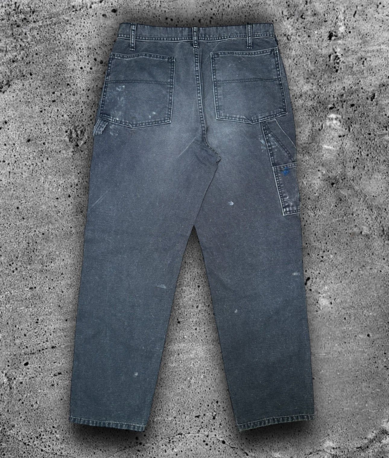 Japanese Brand BOWWOW “DOUBLE KNEE DUCK PAINTER PANTS” Size US 32 / EU 48 - 8 Thumbnail