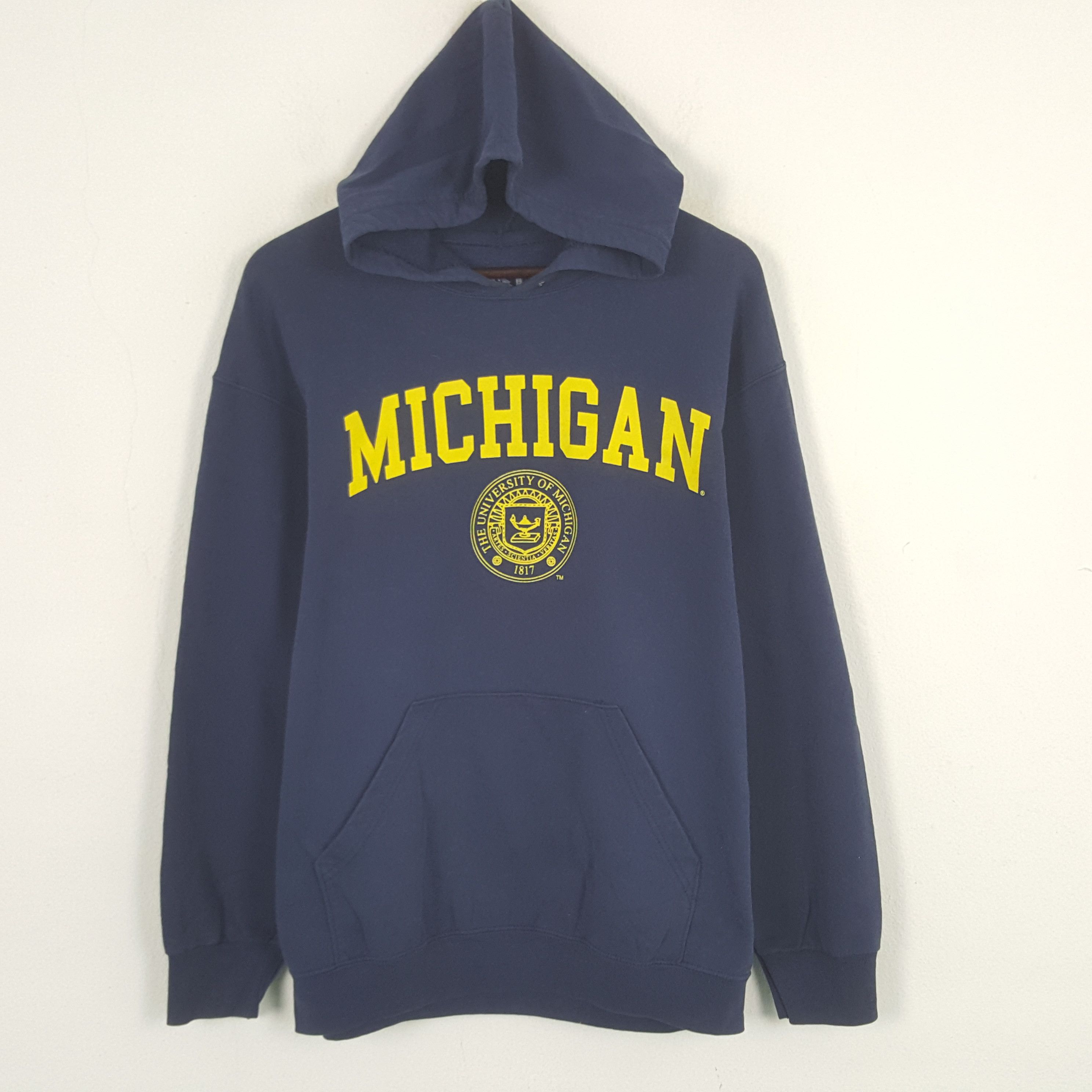 Vintage Vintage Michigan Sweatshirt Hoodies C284N16 Size US L / EU 52-54 / 3 - 1 Thumbnail