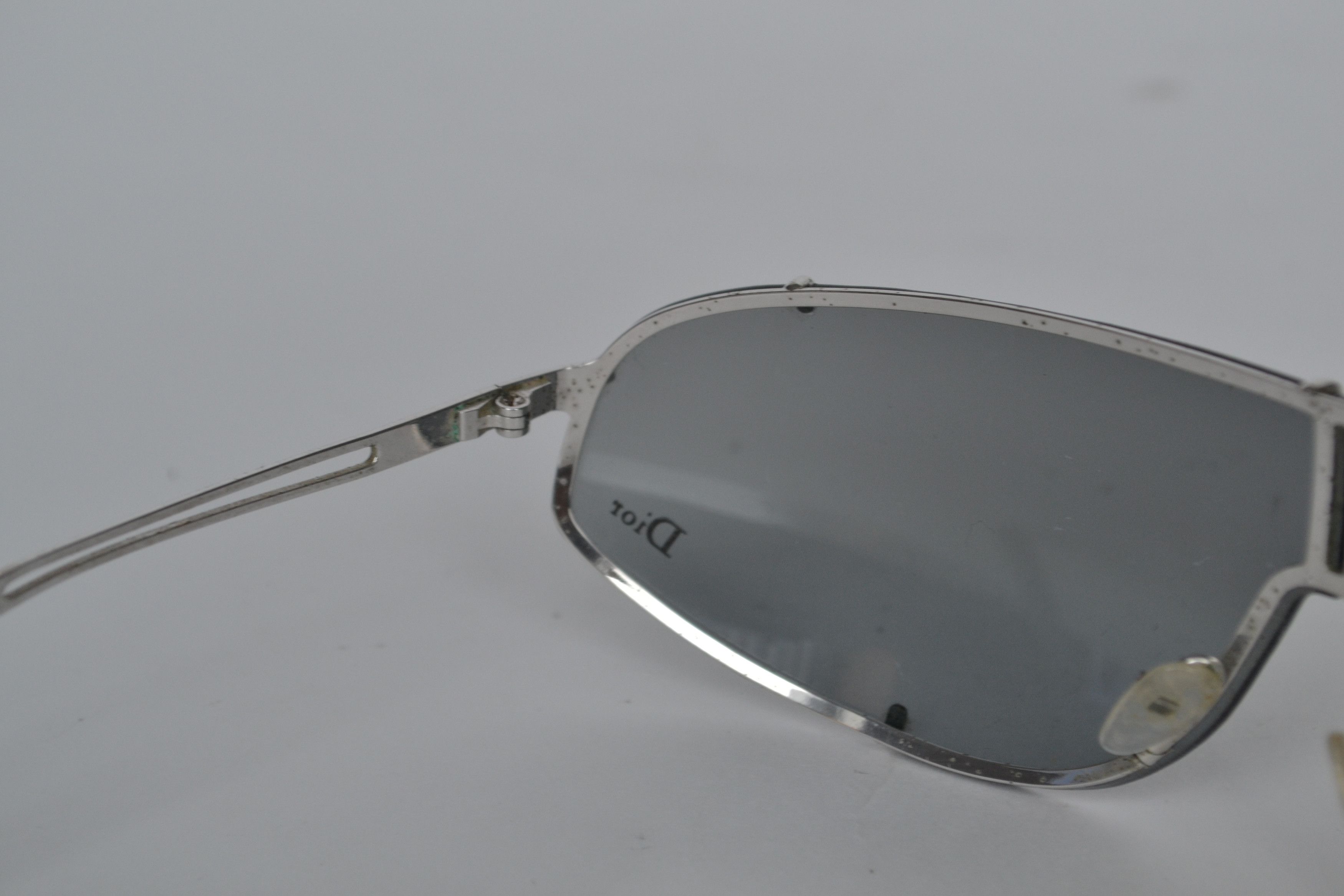 Dior DIOR Sunglasses Cossack Metal Frame Silver GALLIANO Size ONE SIZE - 9 Thumbnail