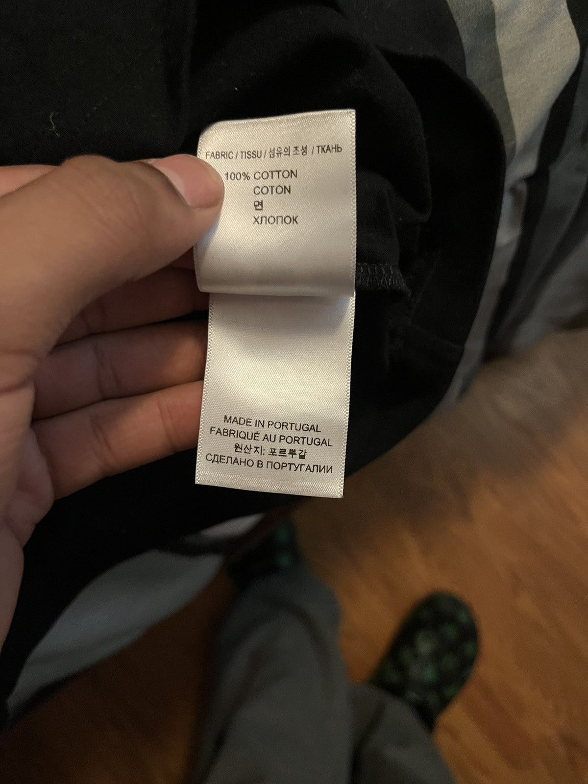 VTMNTS × Vetements VTMNTS Black 'Yes/No' T-Shirt Size US M / EU 48-50 / 2 - 8 Thumbnail