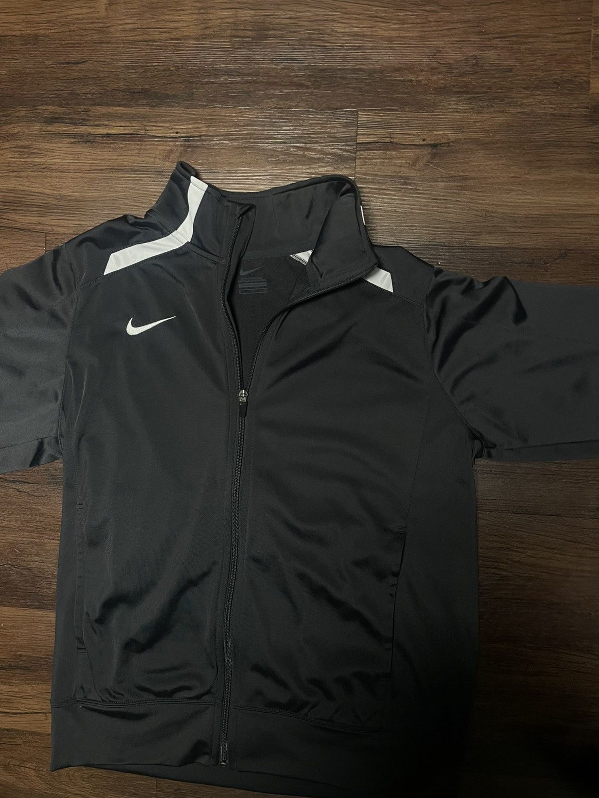 Nike Gray n white Track jacket Size US M / EU 48-50 / 2 - 1 Thumbnail