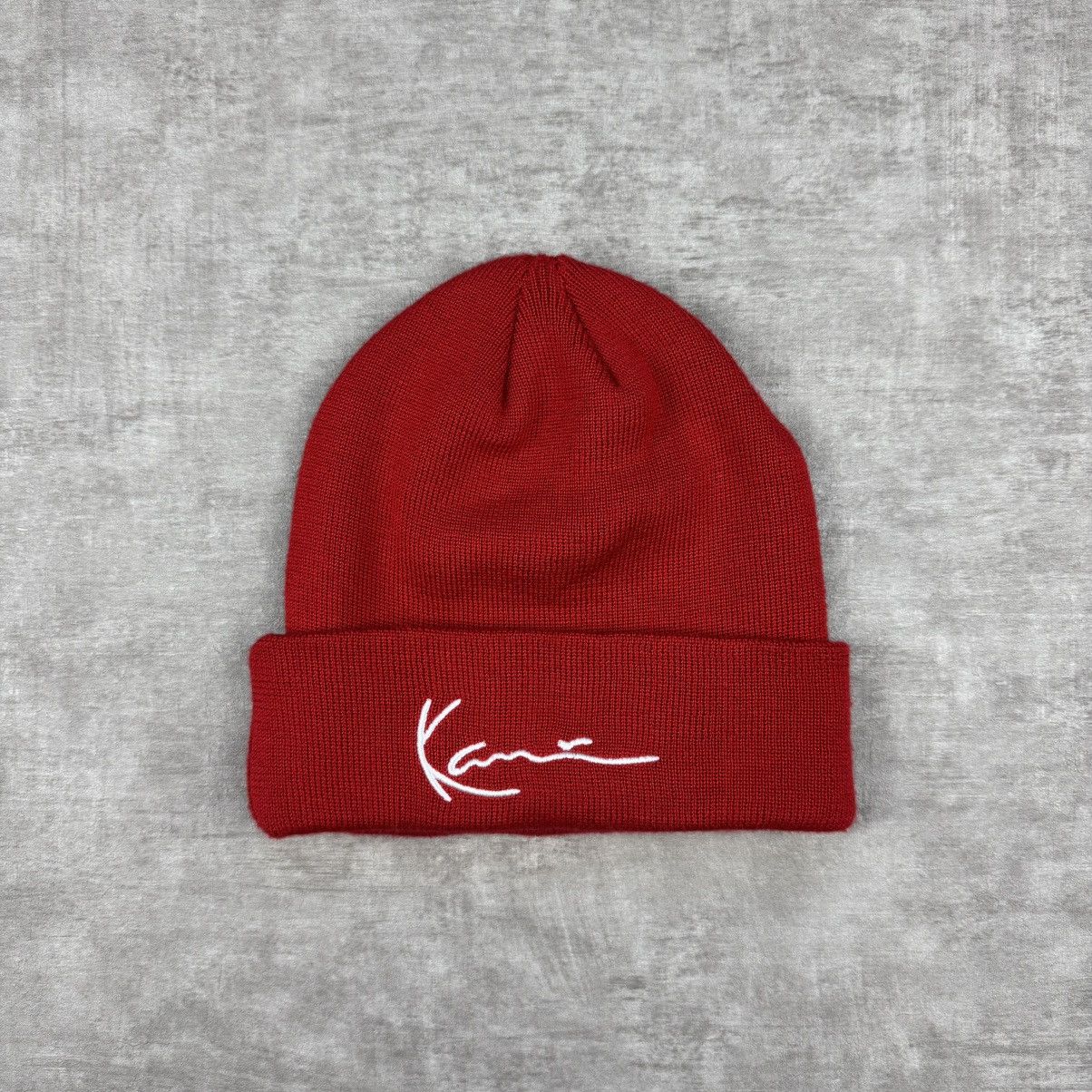 Karl Kani Karl Kani Red Beanie Size ONE SIZE - 1 Thumbnail