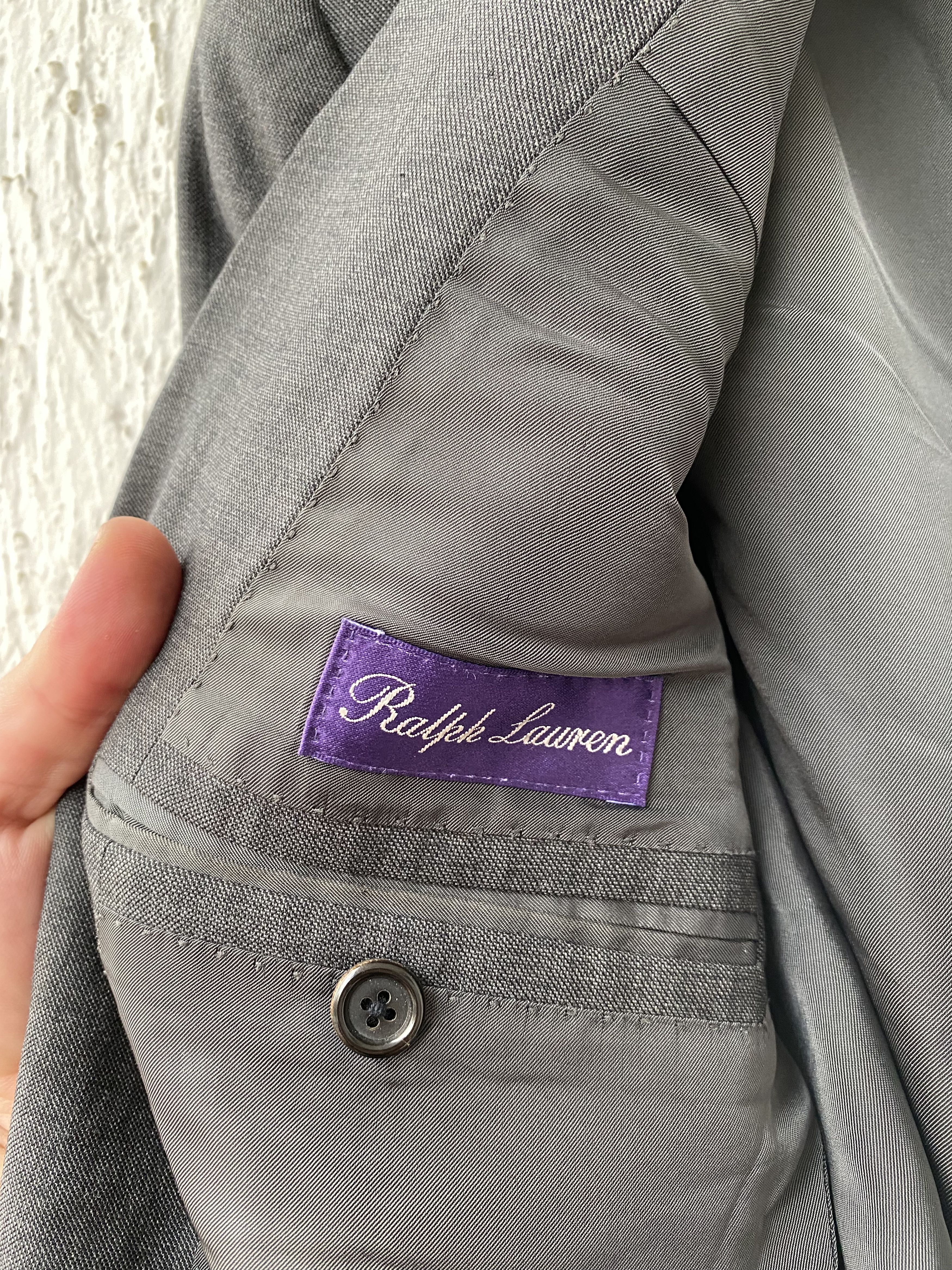 Ralph Lauren Purple Label gray wool blazer Size US M / EU 48-50 / 2 - 8 Thumbnail