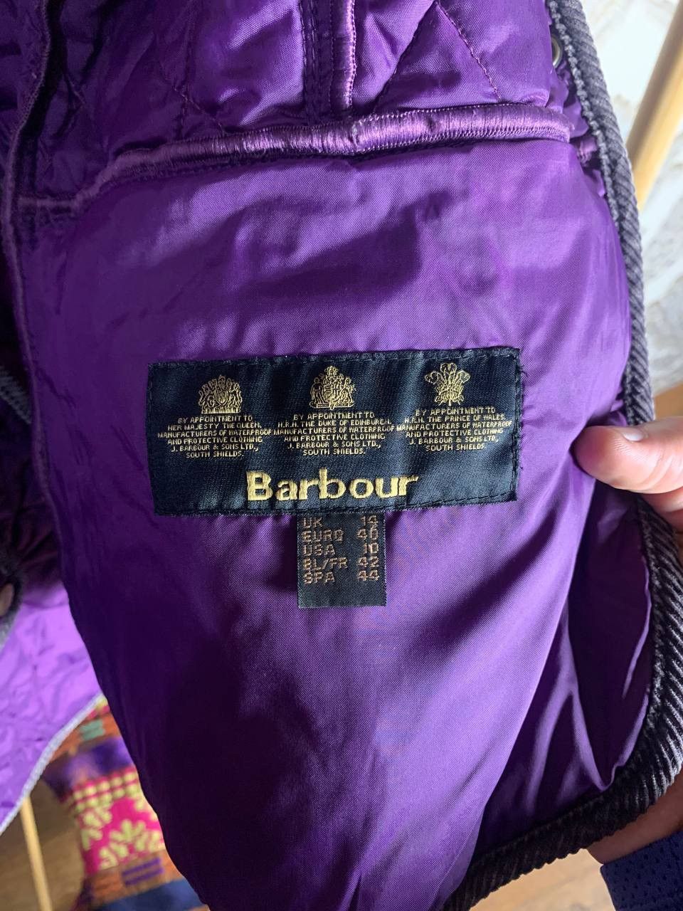 Barbour × Vintage VERY RARE BARBOR VINTAGE QUILT JACKET ENGLAND STYLE Y2K 90s Size XL / US 12-14 / IT 48-50 - 3 Thumbnail