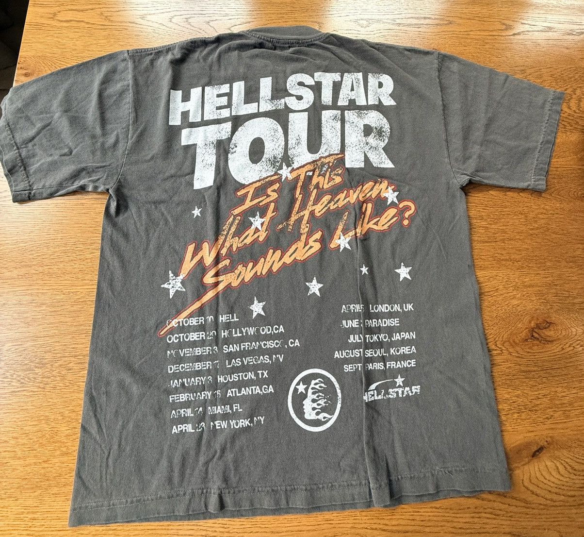 HELLSTAR Hellstar Biker Tour Tee Grey size L Size US L / EU 52-54 / 3 - 2 Thumbnail