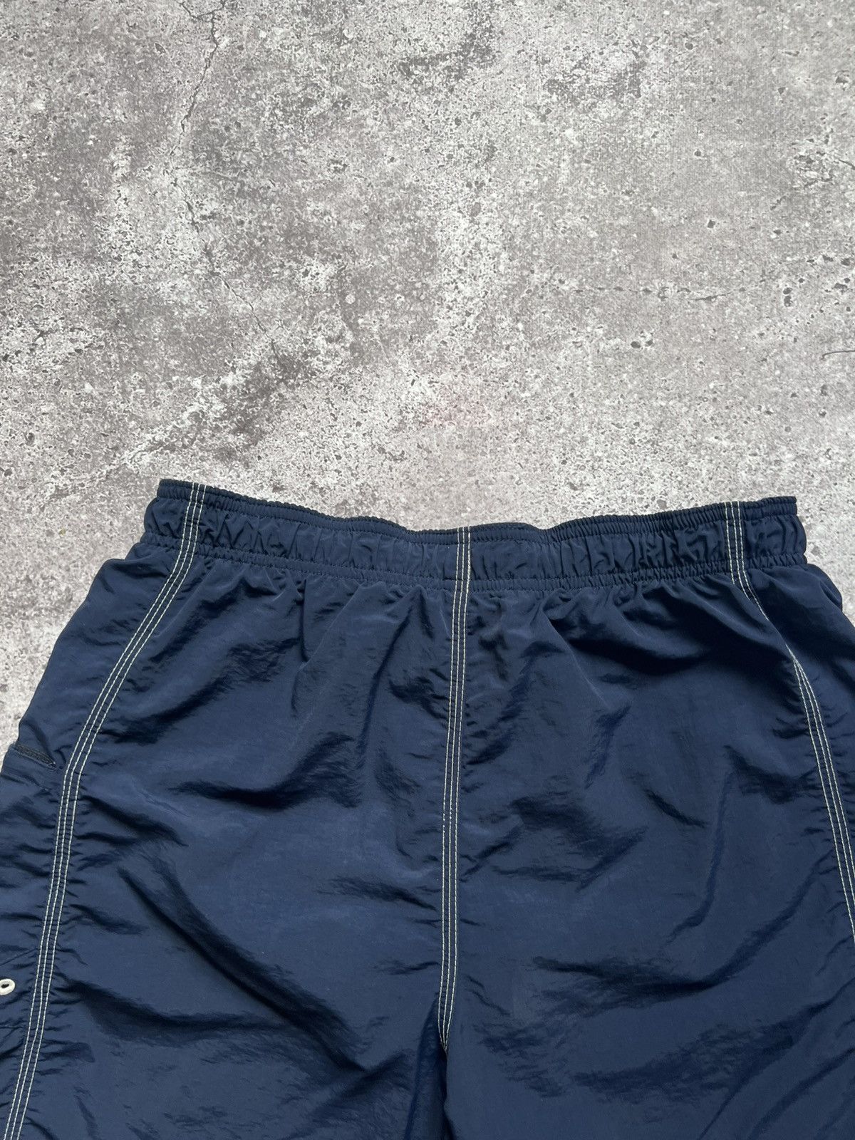 Nike × Vintage 2000s Vintage Nike Shorts Swoosh Blue Men's Size US 32 / EU 48 - 11 Thumbnail