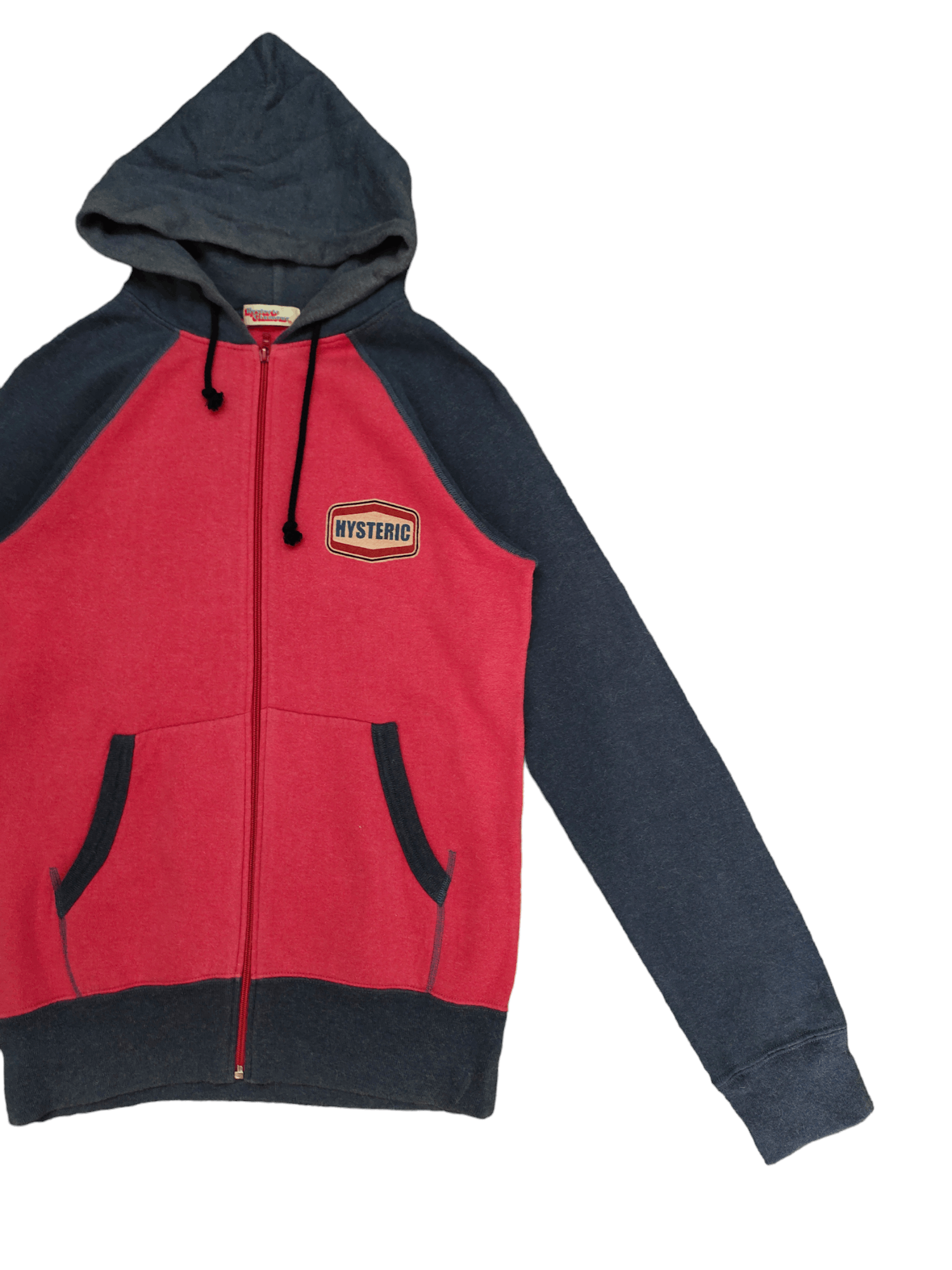 Hysteric Glamour Vintage 90s Hysteric Glamour Logo Special Raglan Hoodies Size US S / EU 44-46 / 1 - 6 Thumbnail
