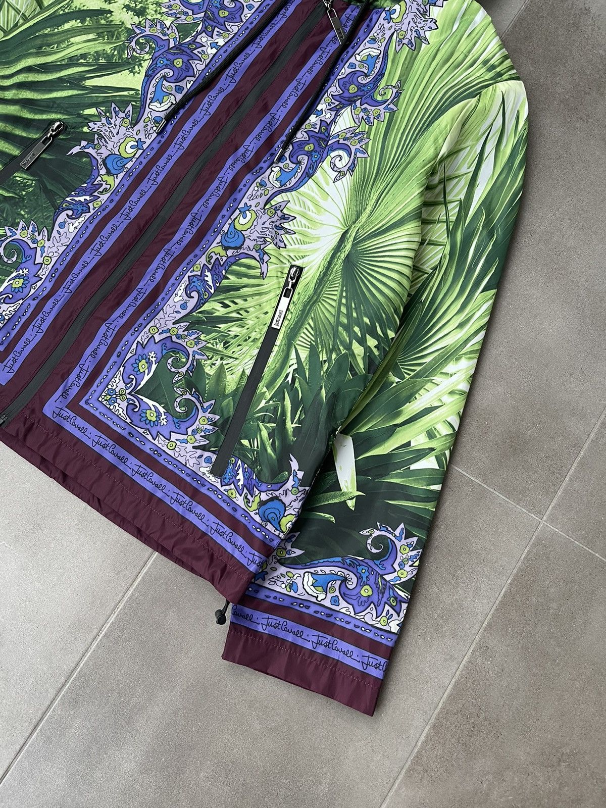 Just Cavalli !DS! FW22 Just Cavalli Eden Foulard Summer Jacket Size US M / EU 48-50 / 2 - 10 Thumbnail