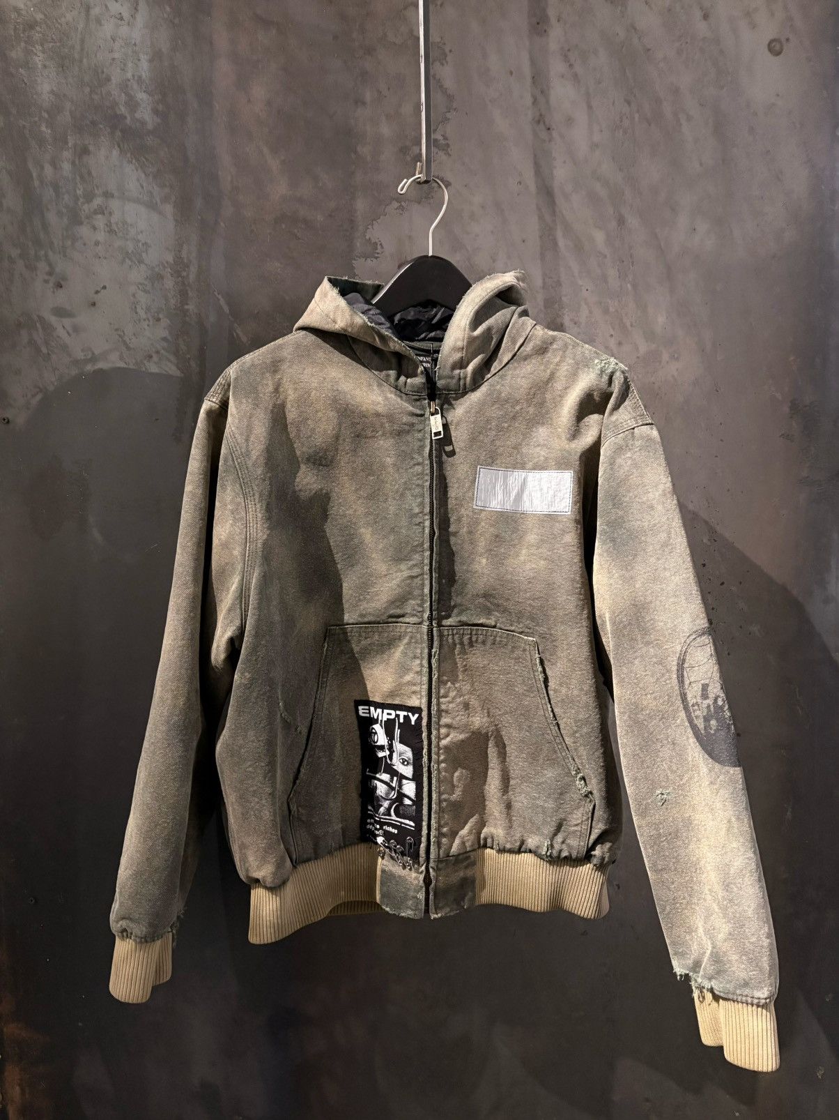 Enfants Riches Deprimes ENFANTS RICHES DEPRIMES WAR STARTED HOODED WORK JACKET Size US L / EU 52-54 / 3 - 1 Thumbnail