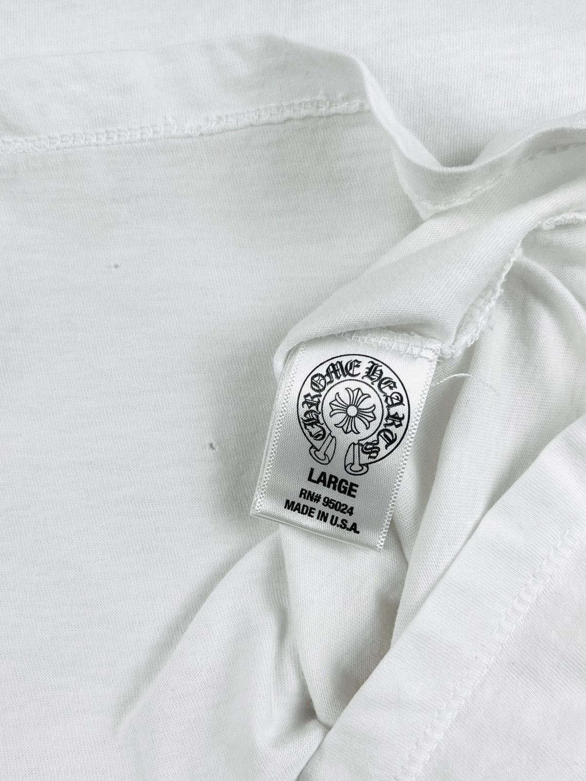 Chrome Hearts Chrome Hearts Vintage Silver Button Horseshoe Polo Tshirt Size US L / EU 52-54 / 3 - 6 Thumbnail