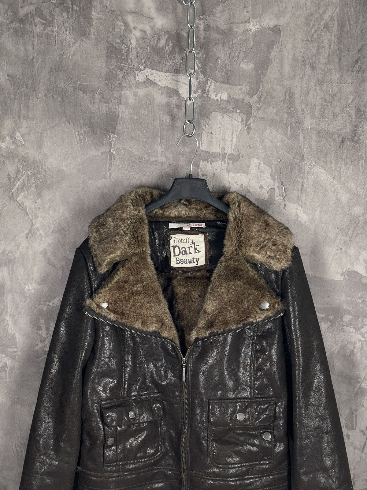 If Six Was Nine × Japanese Brand Y2K Jacket Eco Faux Leather Fur lgb Style Archive Size M / US 6-8 / IT 42-44 - 2 Thumbnail