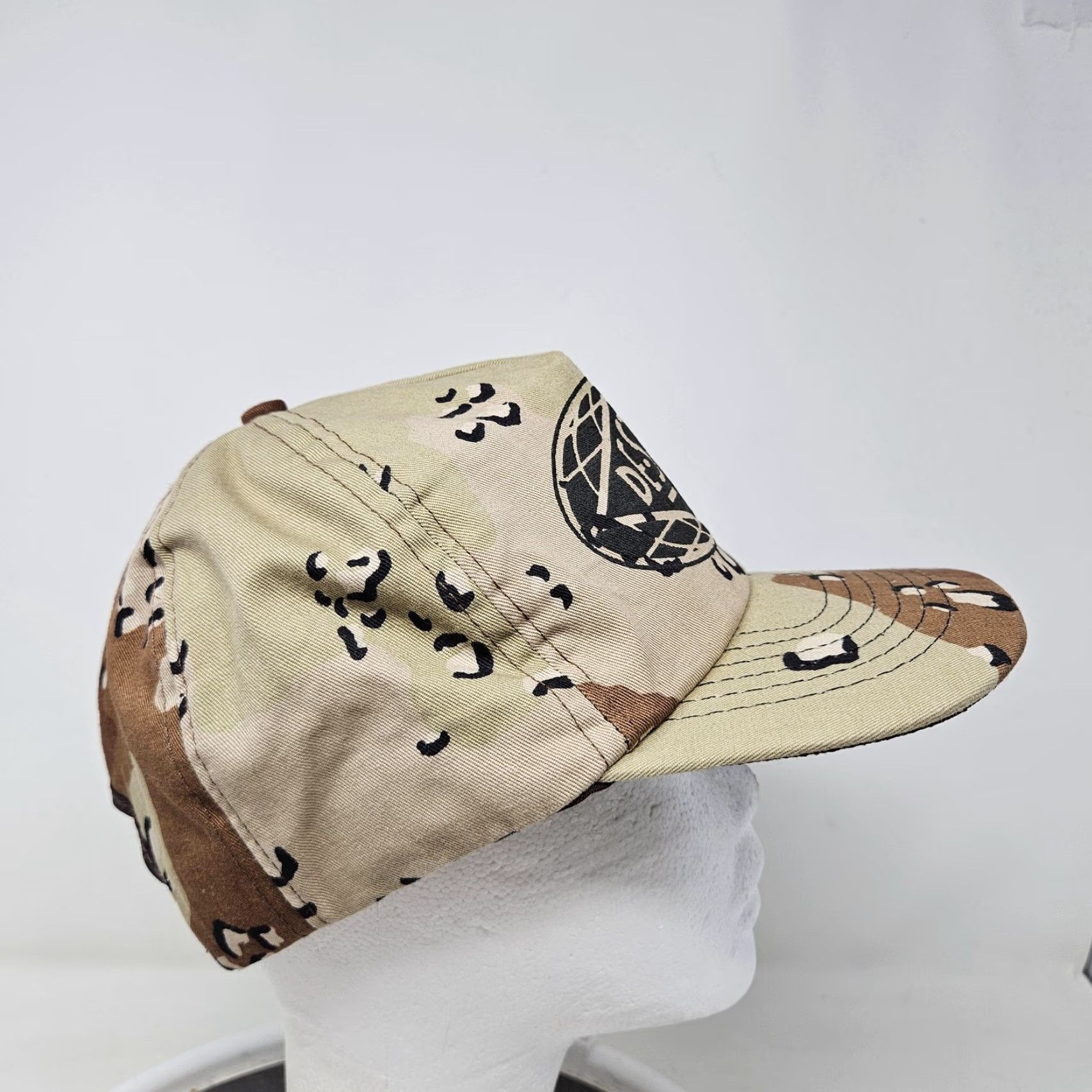 Vintage VINTAGE DE-STA-CO Hat Cap Snap Back Brown Camo Advertising Trucker Mens 90s Size ONE SIZE - 3 Thumbnail