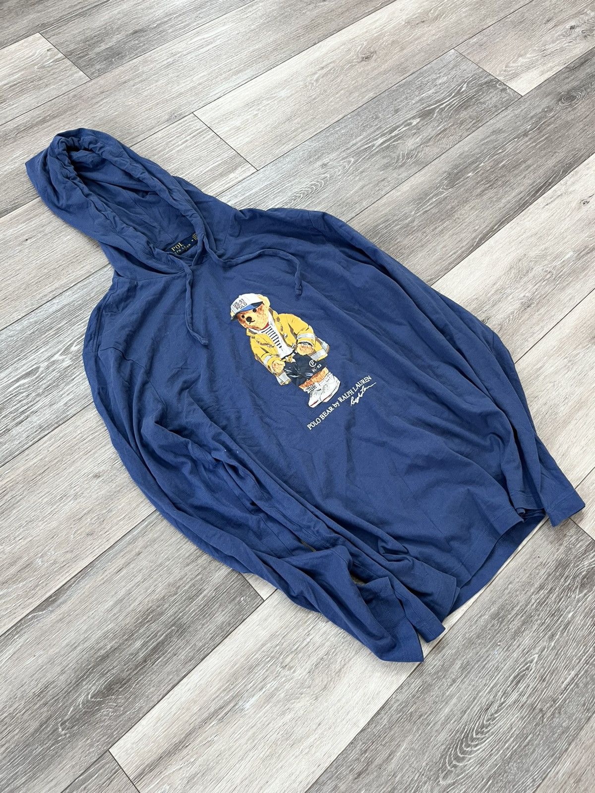 Polo Ralph Lauren Polo Bear By Ralph Lauren Hooded Long Sleeve T-Shirt Size US M / EU 48-50 / 2 - 3 Thumbnail