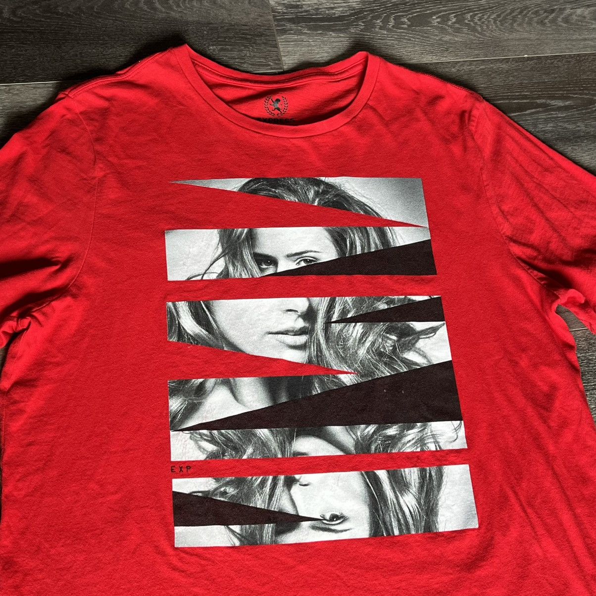 Vintage Vintage 2000s Express Girl Graphic Tee Shirt Fakemink Style Size US L / EU 52-54 / 3 - 3 Thumbnail