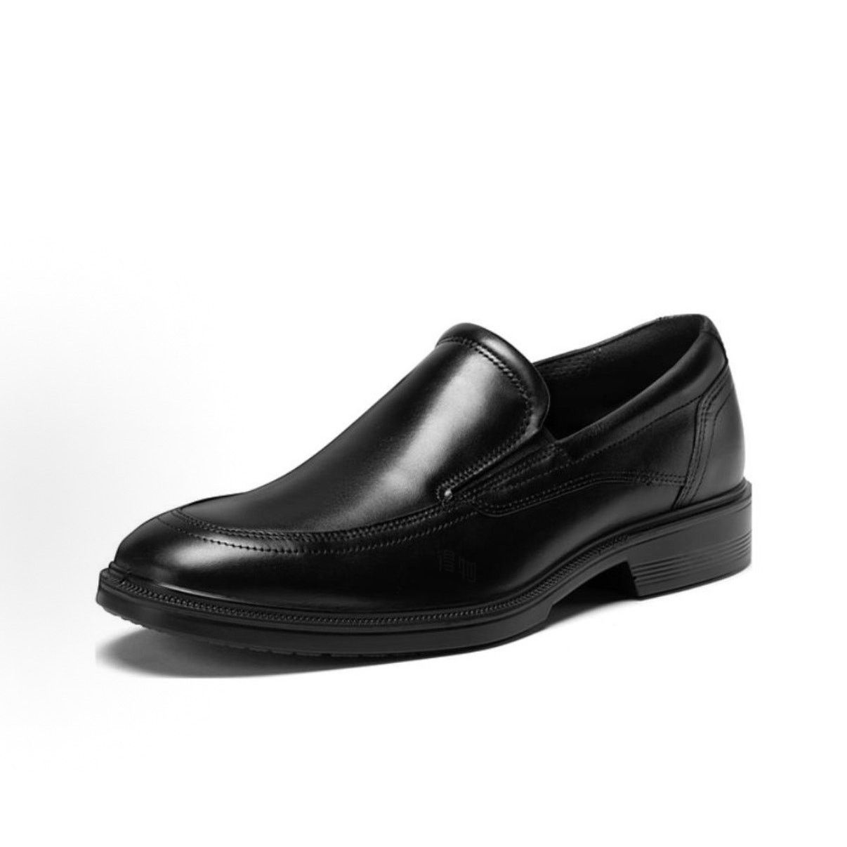 Ecco ECCO MEN'S 46 MAITLAND BLACK GENUINE LEATHER SLIP ON DRESS Size US 12 / EU 45 - 3 Thumbnail