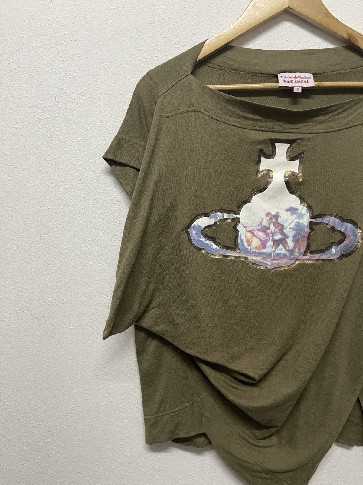 Vivienne Westwood 90s VIVIENNE WESTWOOD RED LABEL DEFORMED TSHIRT RARE DESIGN Size M / US 6-8 / IT 42-44 - 5 Thumbnail