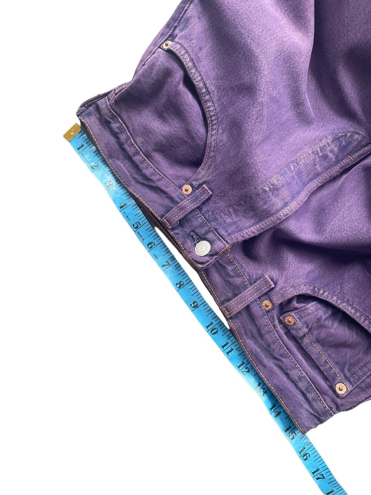 Levi's × Vintage Vintage 1997 Levis 501 e Purple Size 30" / US 8 / IT 44 - 13 Thumbnail