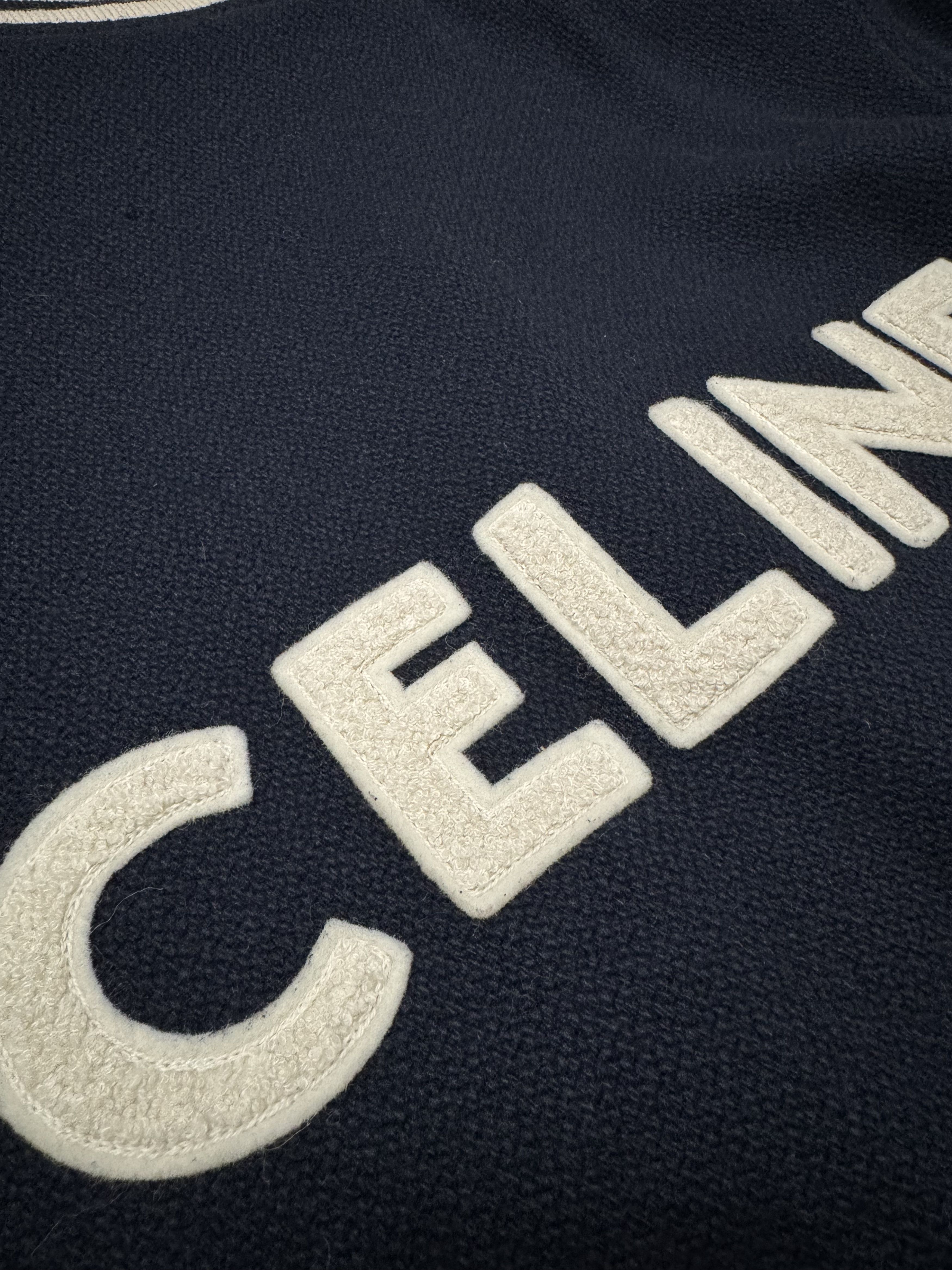 Celine × Hedi Slimane Celine Teddy Varsity Jacket Size US S / EU 44-46 / 1 - 8 Thumbnail