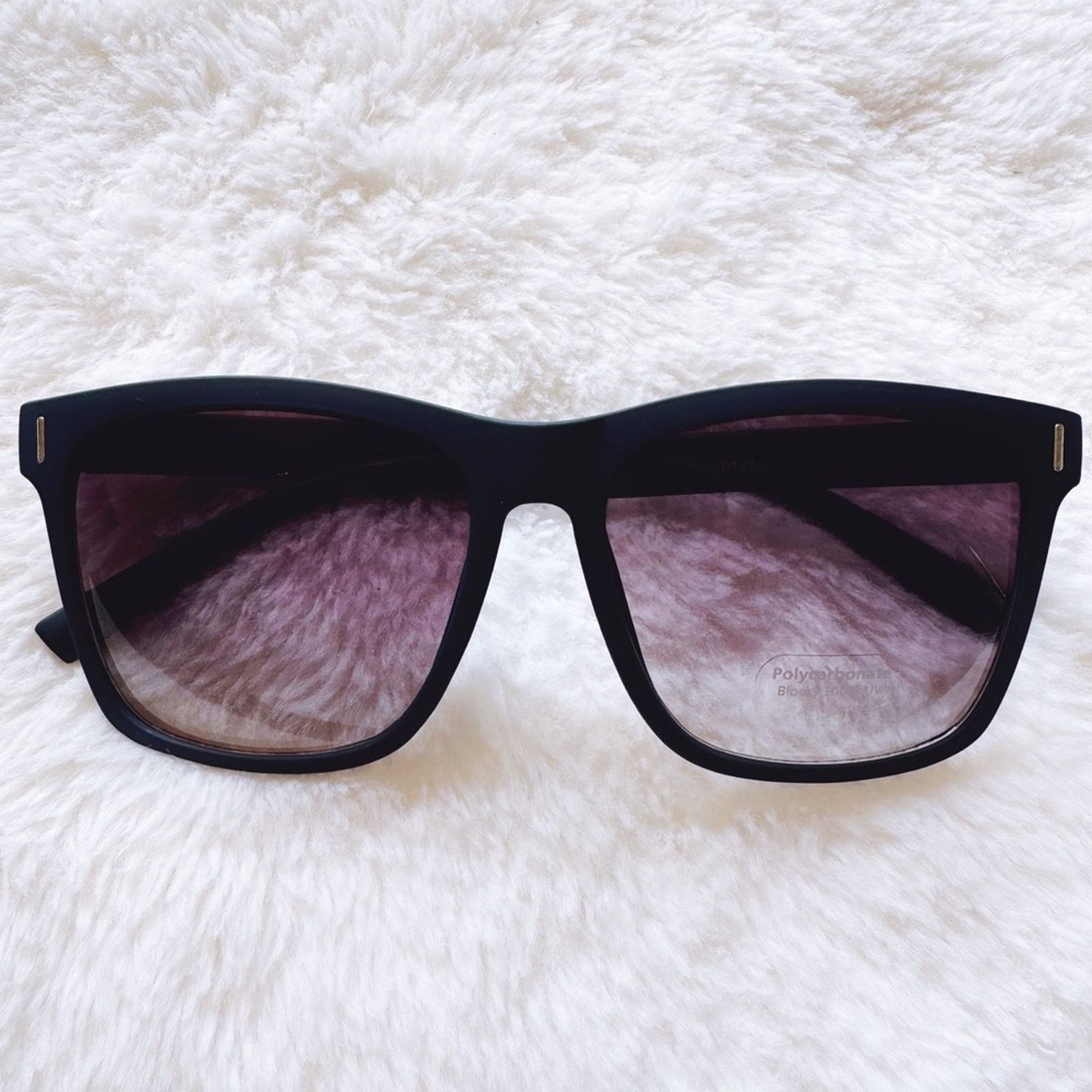 Other Otto Deep Midnight Blue Angular Frame Sunglasses Size ONE SIZE - 1 Thumbnail