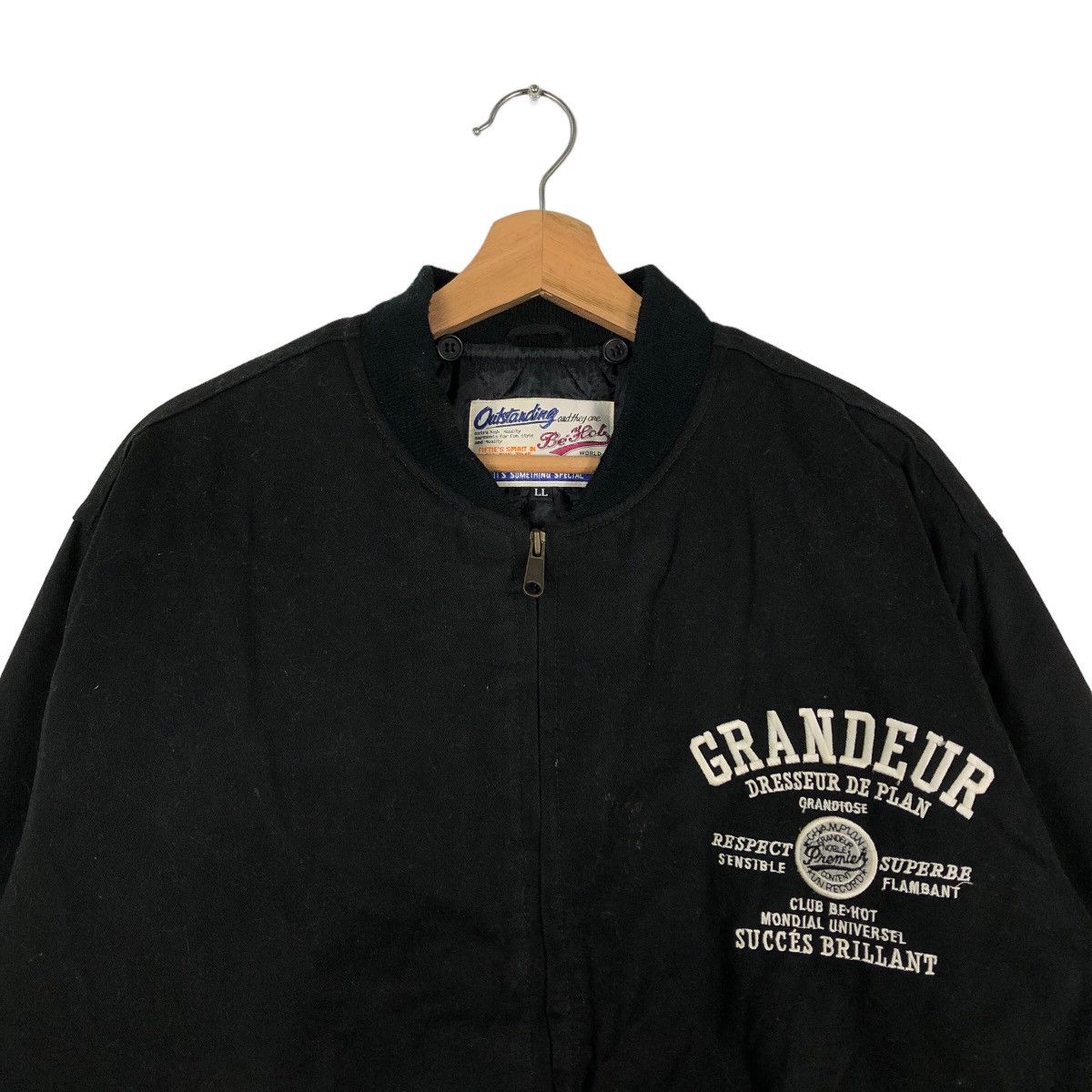 Japanese Brand 🔥90’s Riot Riot Vintage Bomber Jacket Grandeur Outstanding Size US L / EU 52-54 / 3 - 8 Thumbnail