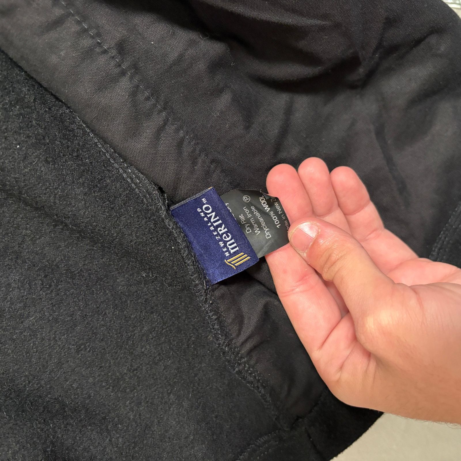 Other Smartwear Merino Zip Up Collared Wool Jacket Black L Size US L / EU 52-54 / 3 - 3 Thumbnail