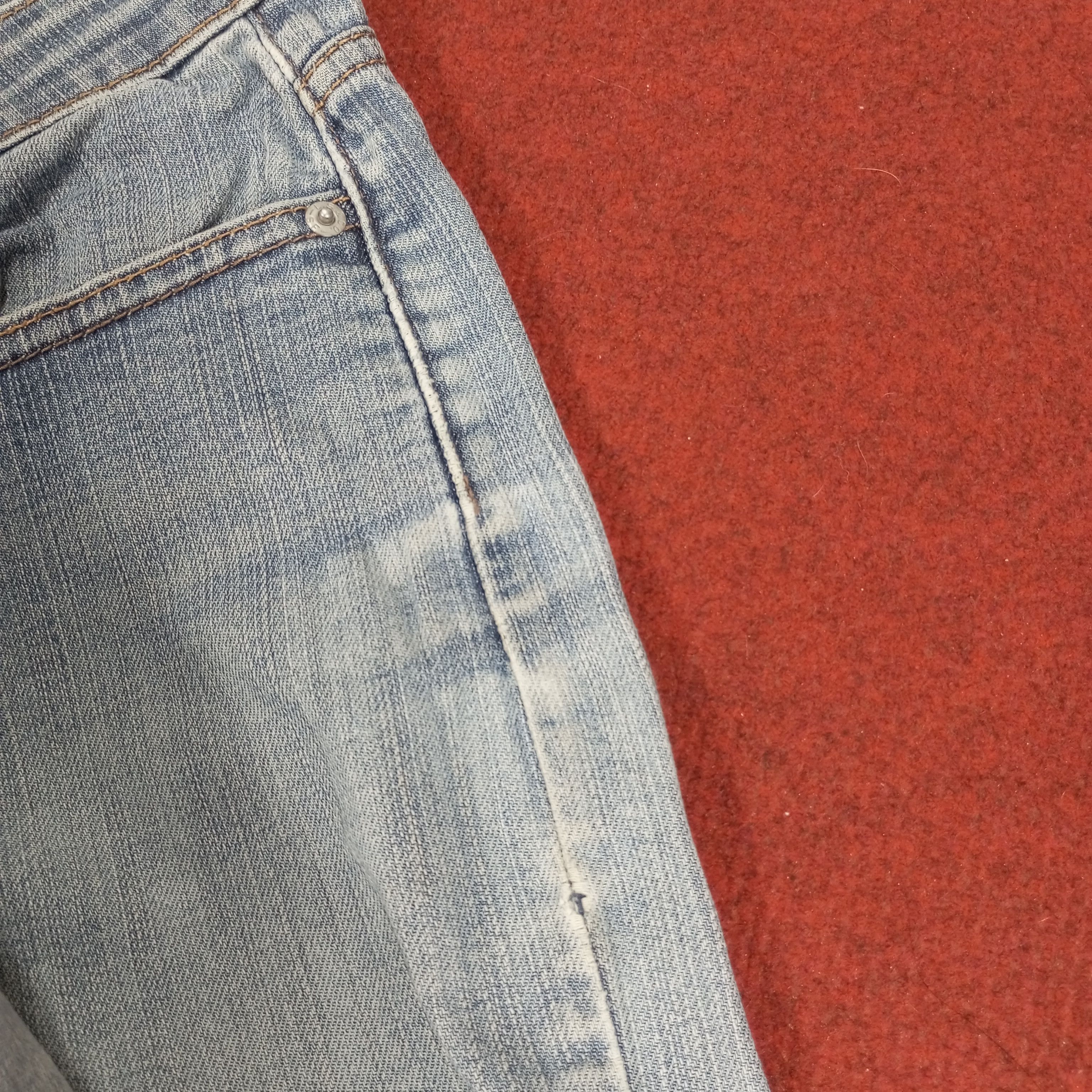 Levi's × Vintage Levis Streetwear Style Boot Cut Distressed Jeans Size 32" / US 10 / IT 46 - 15 Thumbnail