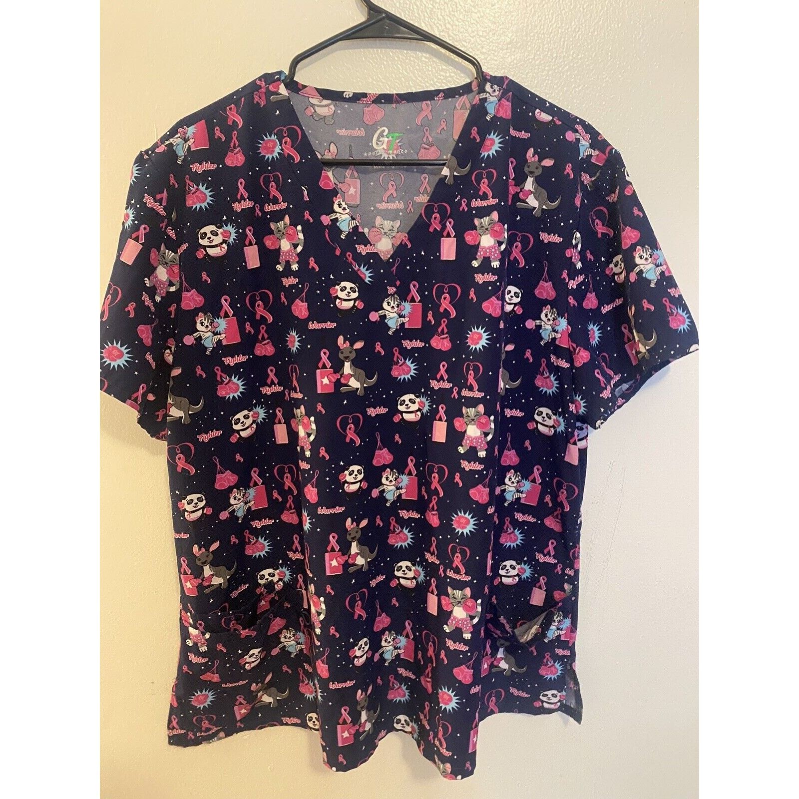 & Other Stories Set of 2 Top Women's 2XL Two Pocket V Neck Scrubs Size XXL / US 16-18 / IT 52-54 - 9 Thumbnail