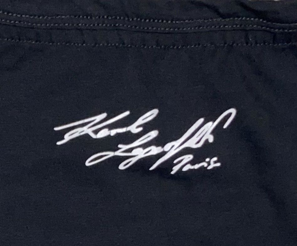 Karl Lagerfeld Karl Lagerfeld Mens Logo Black Cotton Tank Top S Size US XS / EU 42 / 0 - 7 Thumbnail